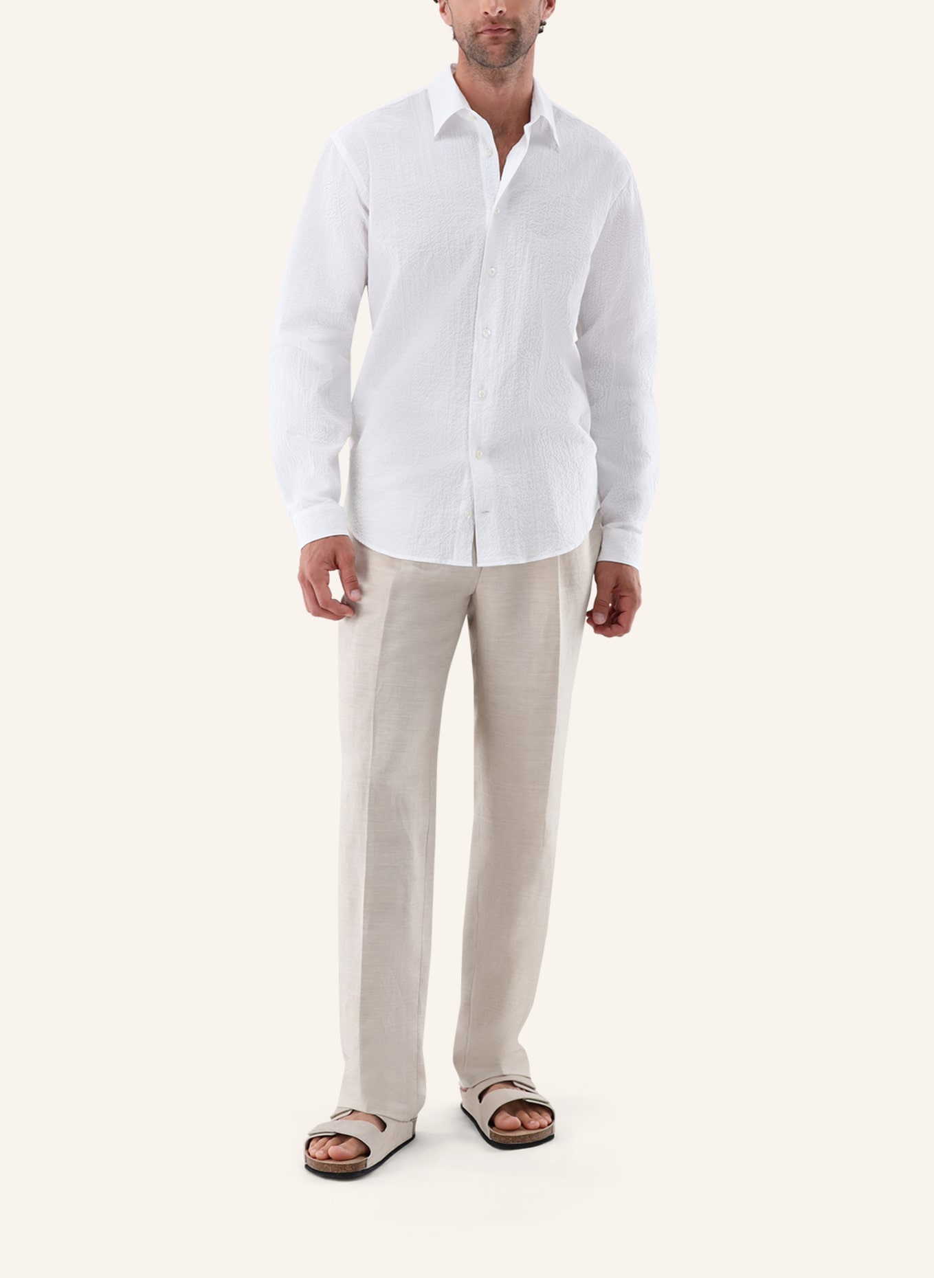 van Laack Hemd Tailor Fit: WEISS