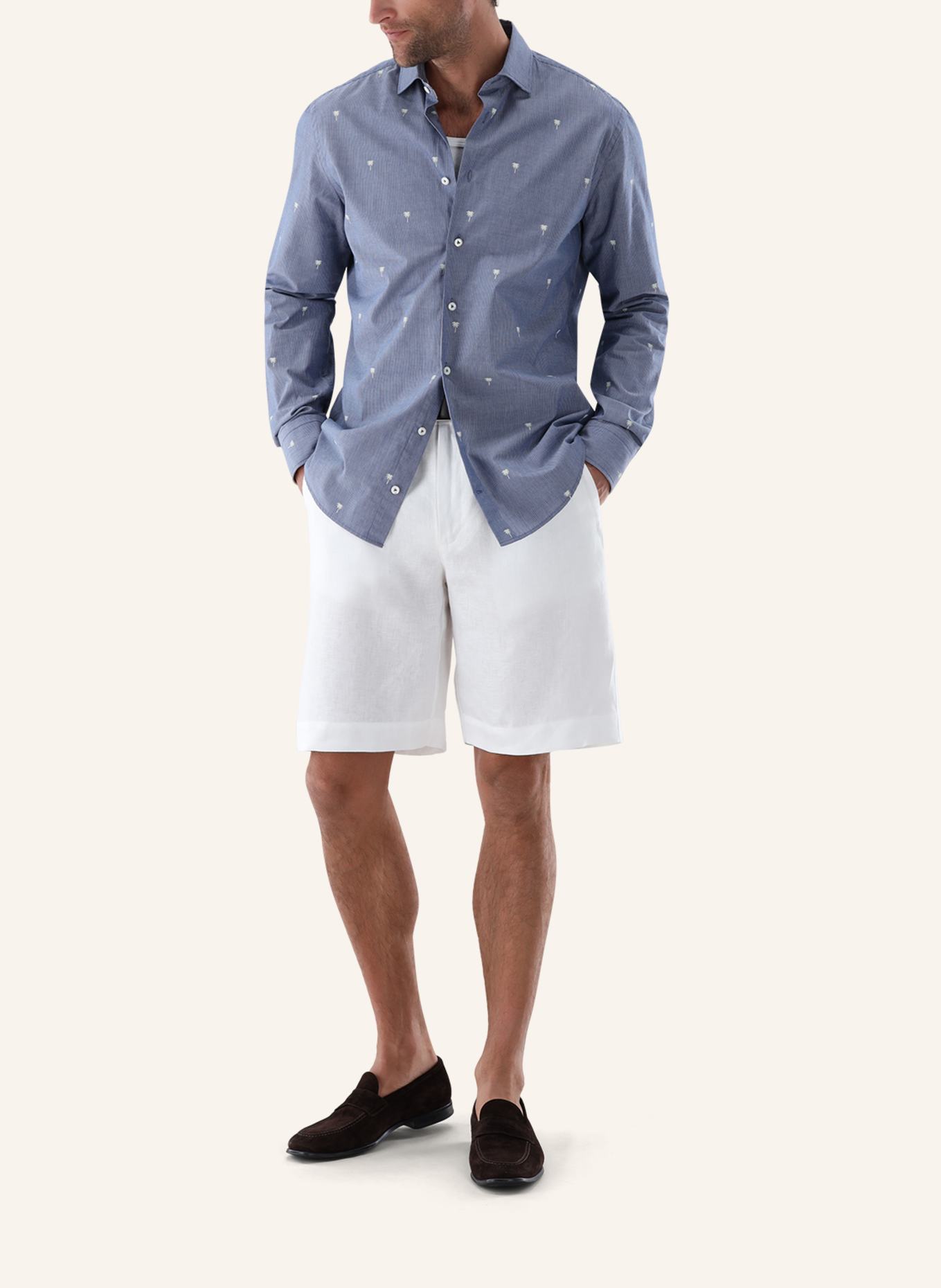 van Laack Hemd Slim Fit: DUNKELBLAU