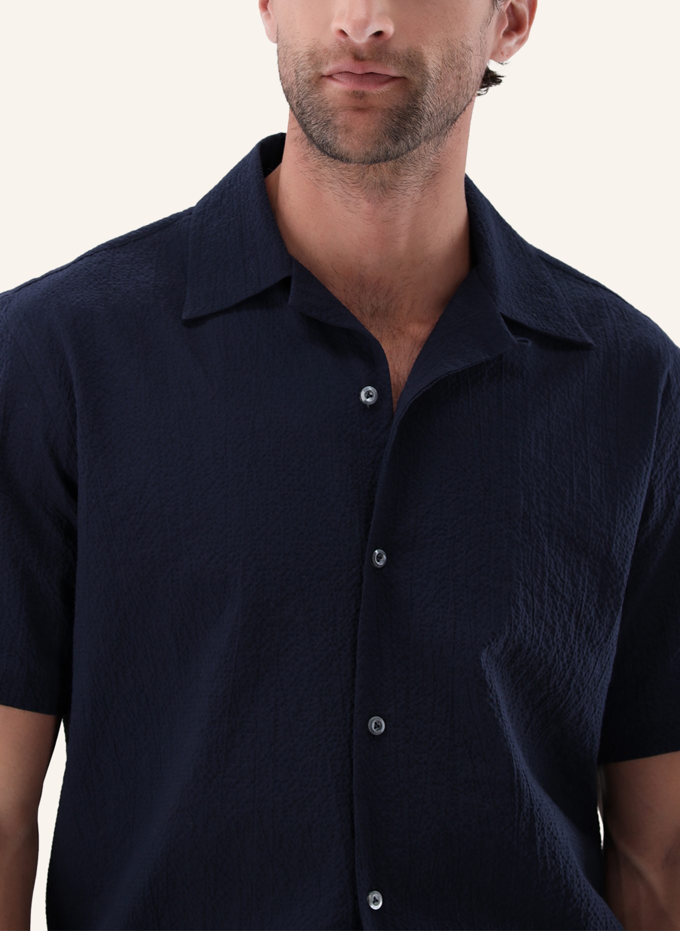 van Laack Hemd Tailor Fit: DUNKELBLAU