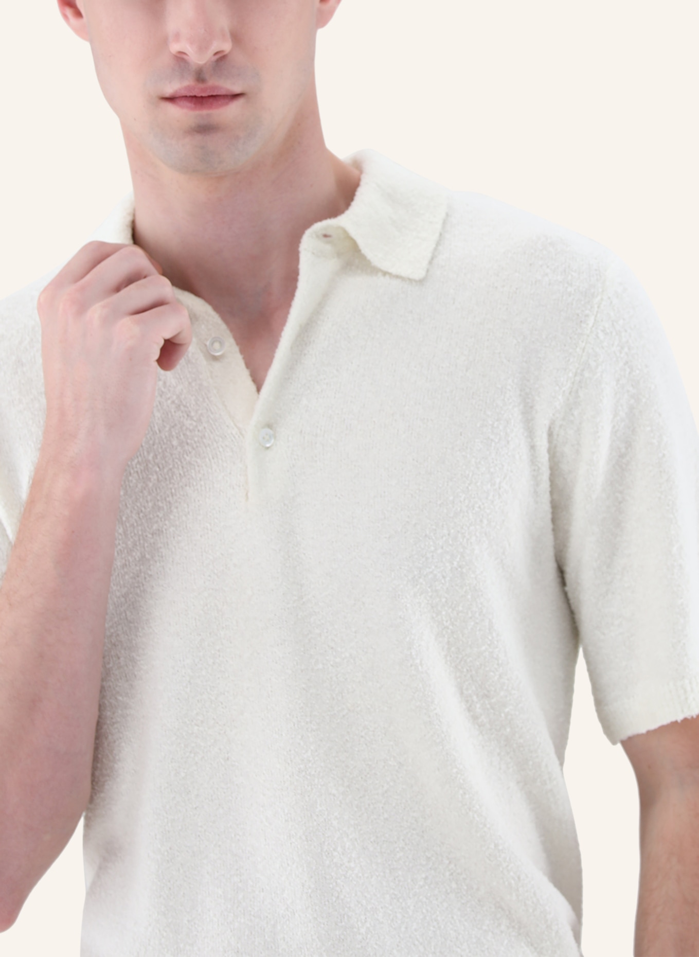 van Laack Poloshirt: BEIGE