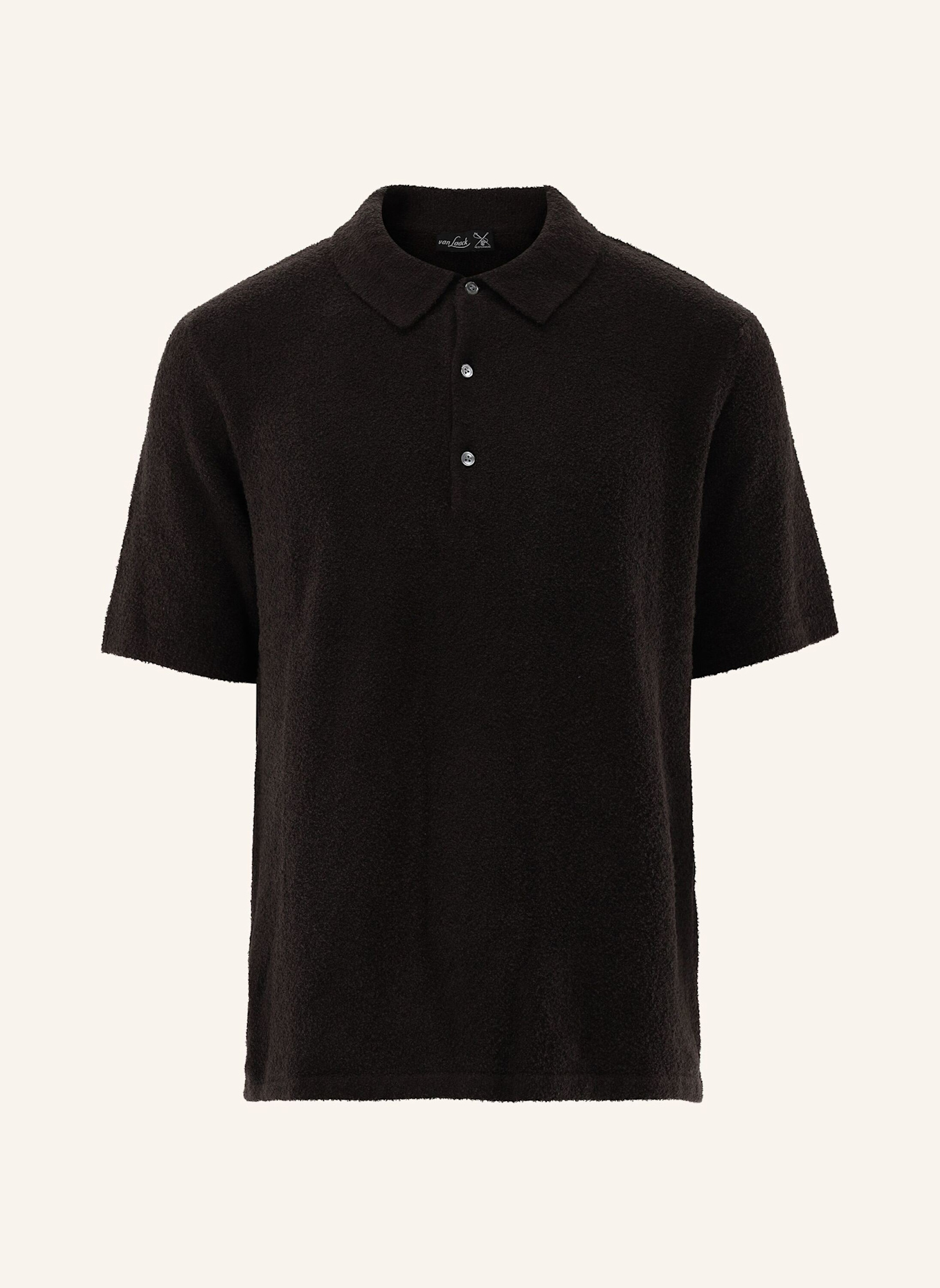 van Laack Poloshirt: BEIGE/ BRAUN