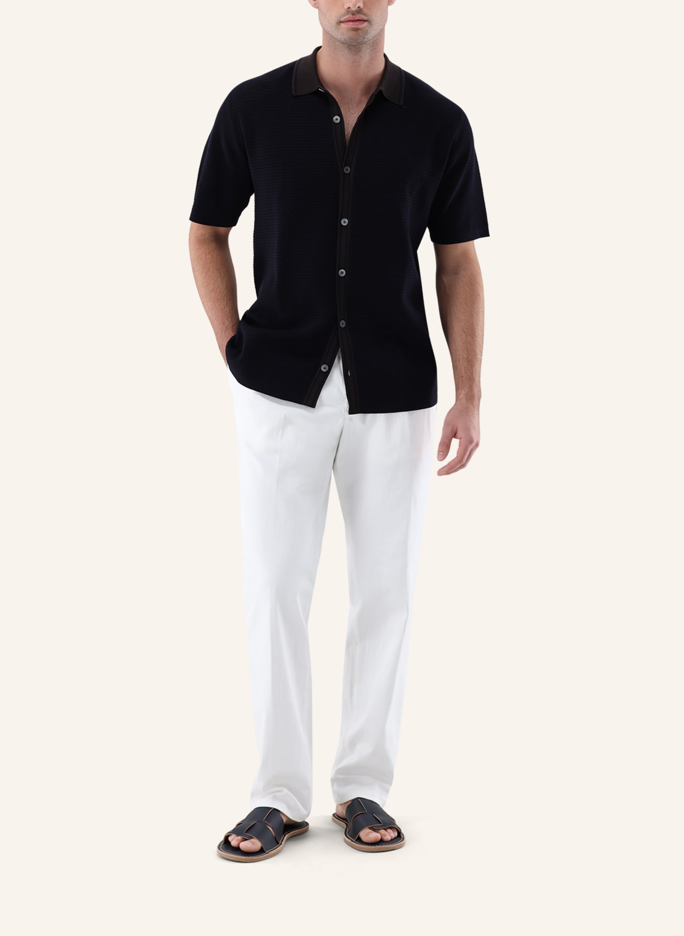 van Laack Poloshirt: BLAU