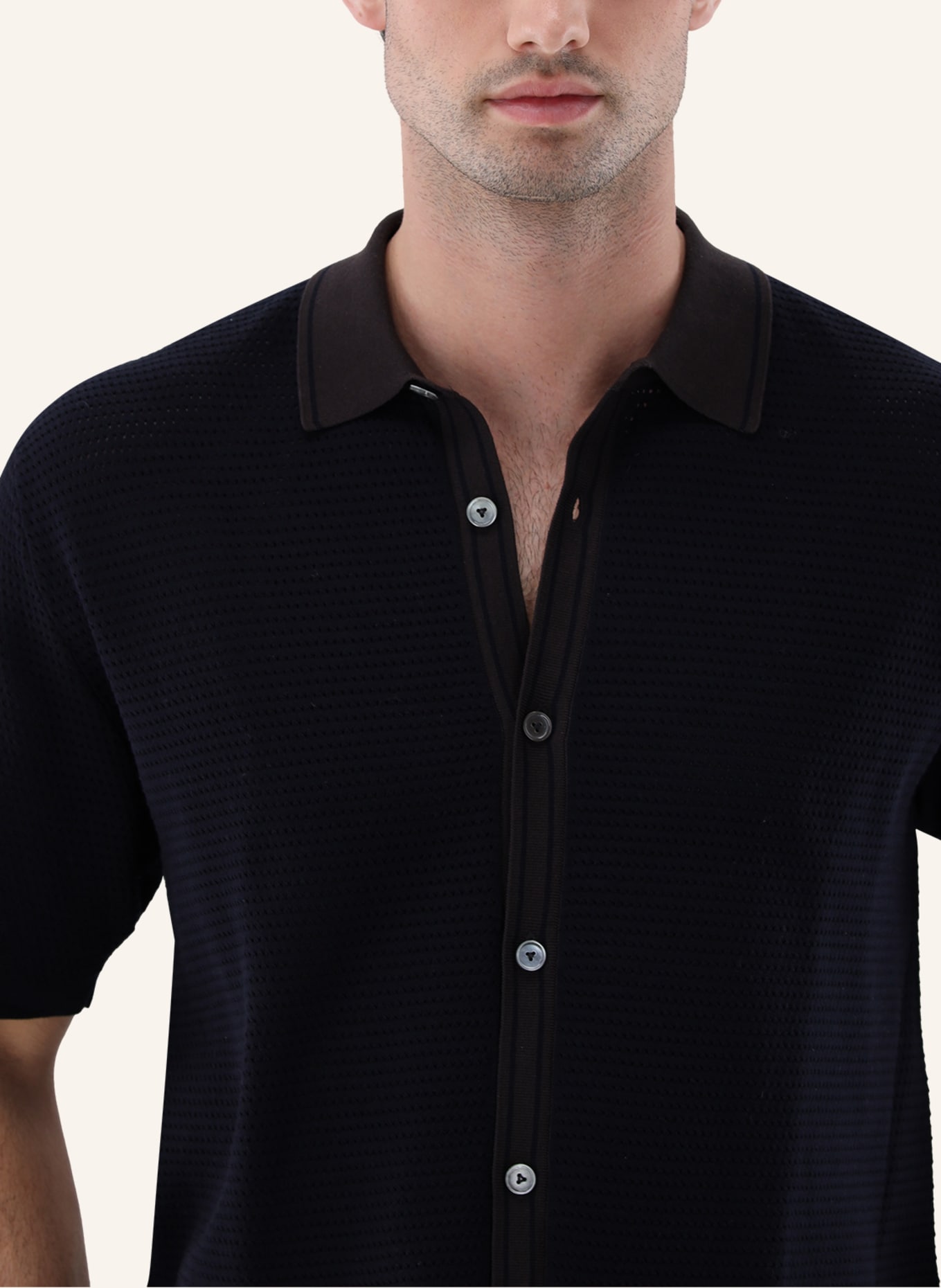 van Laack Poloshirt: BLAU