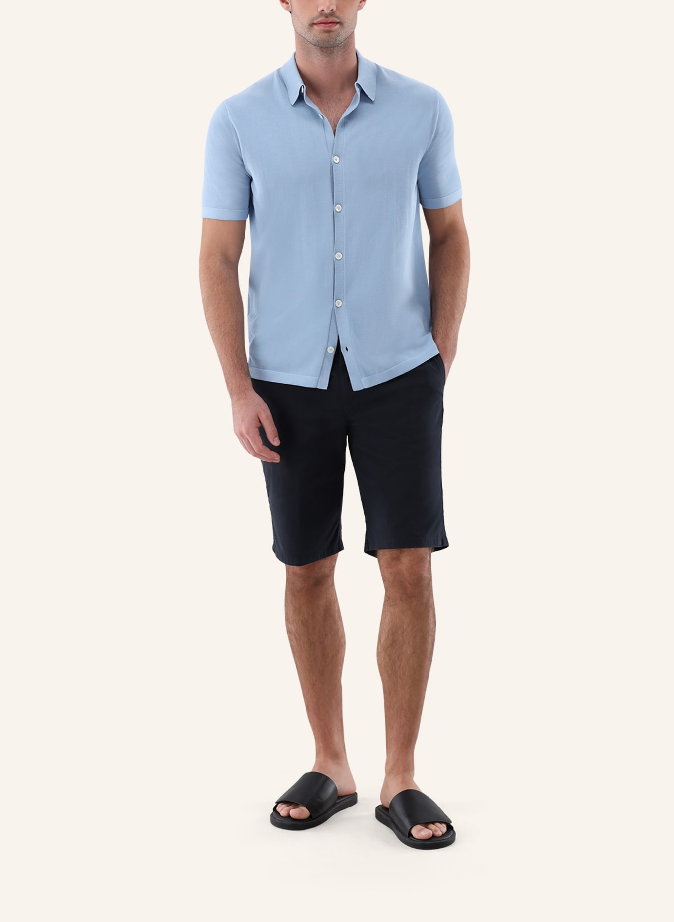 van Laack Poloshirt: HELLBLAU