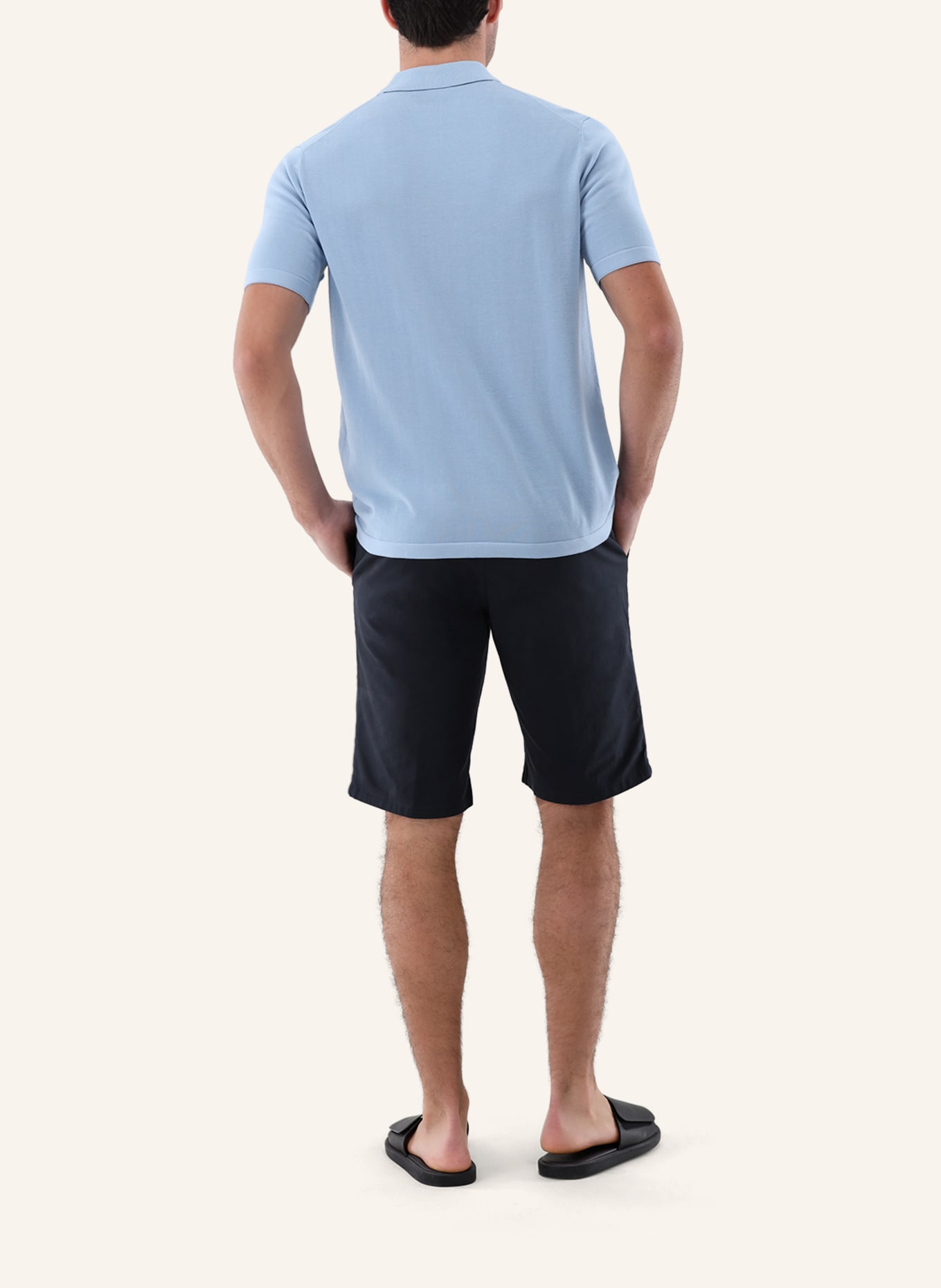 van Laack Poloshirt: HELLBLAU