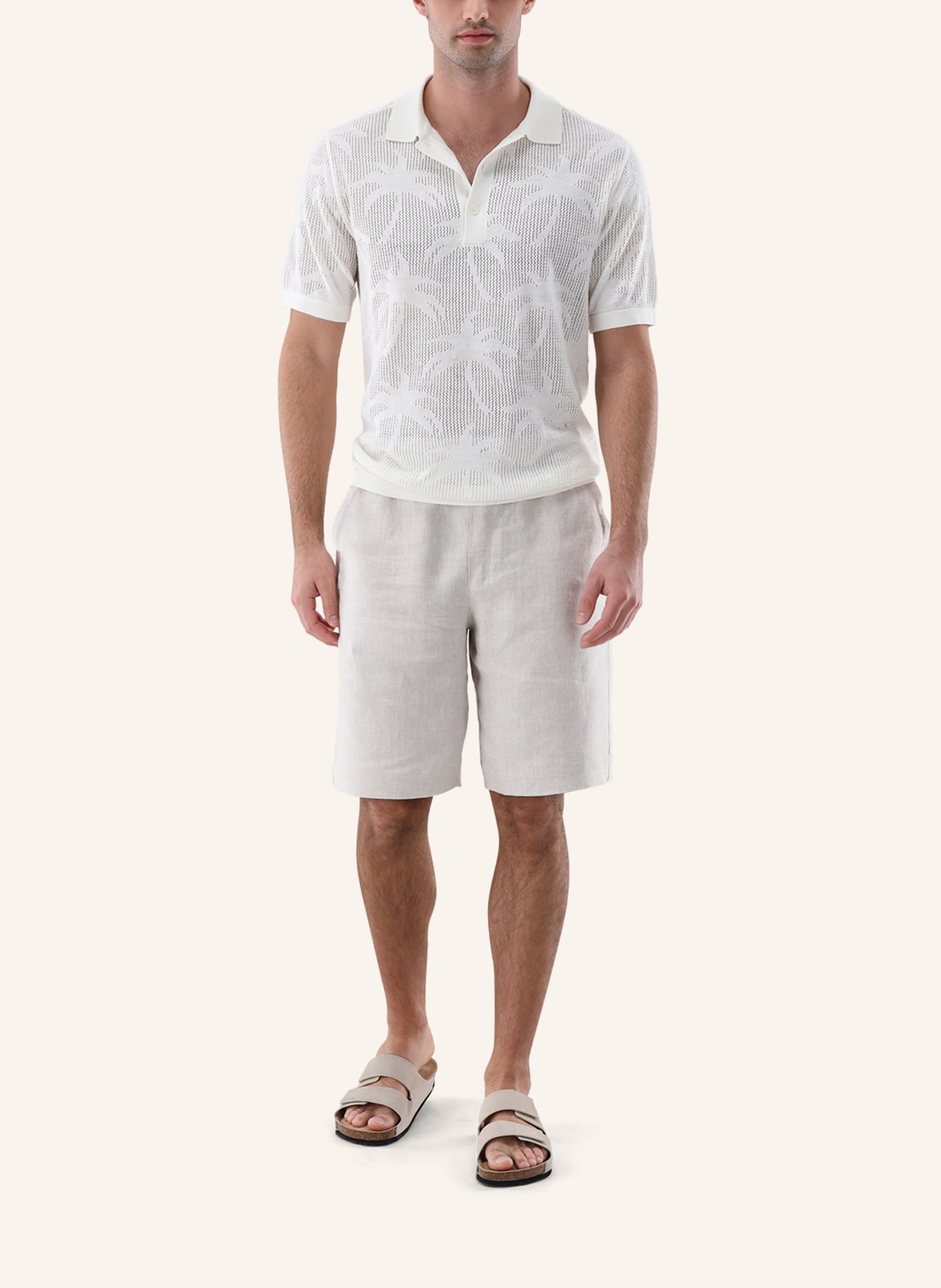 van Laack Poloshirt: BEIGE