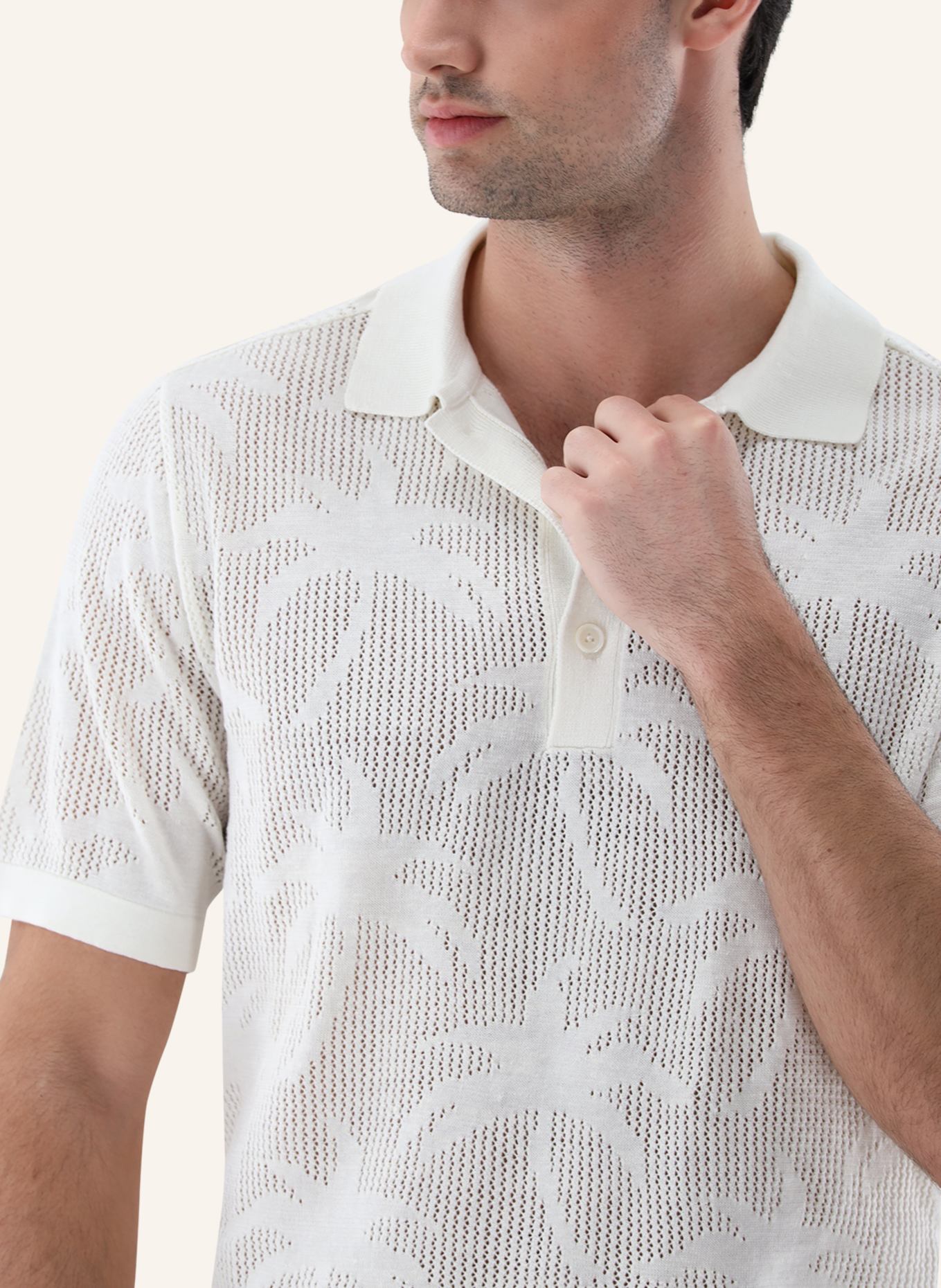 van Laack Poloshirt: BEIGE