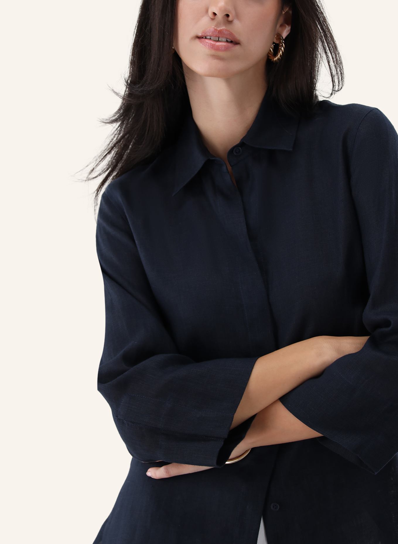 van Laack Bluse Modern Fit: BLAU