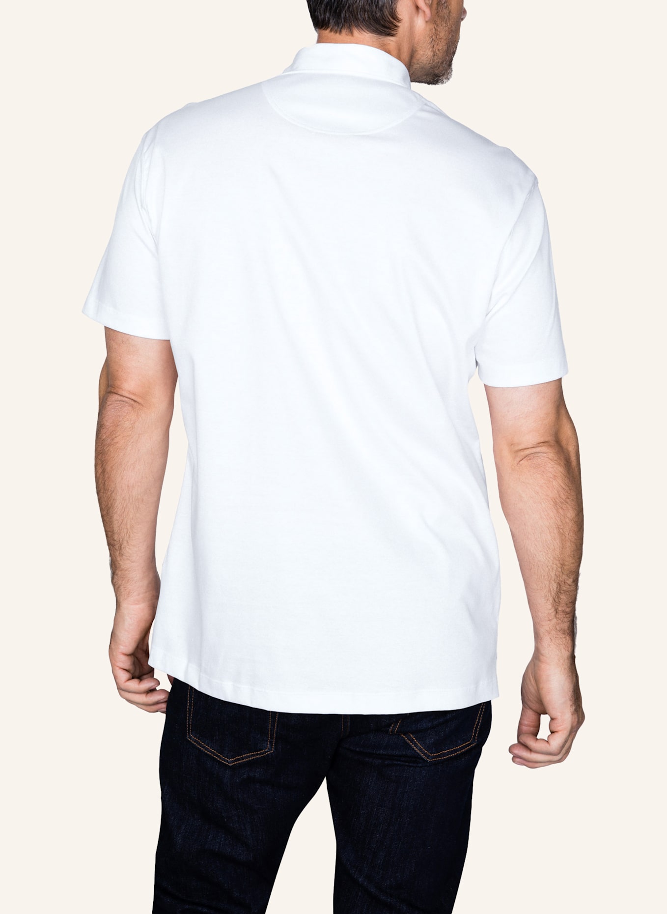 van Laack Hemd Polo: WEISS