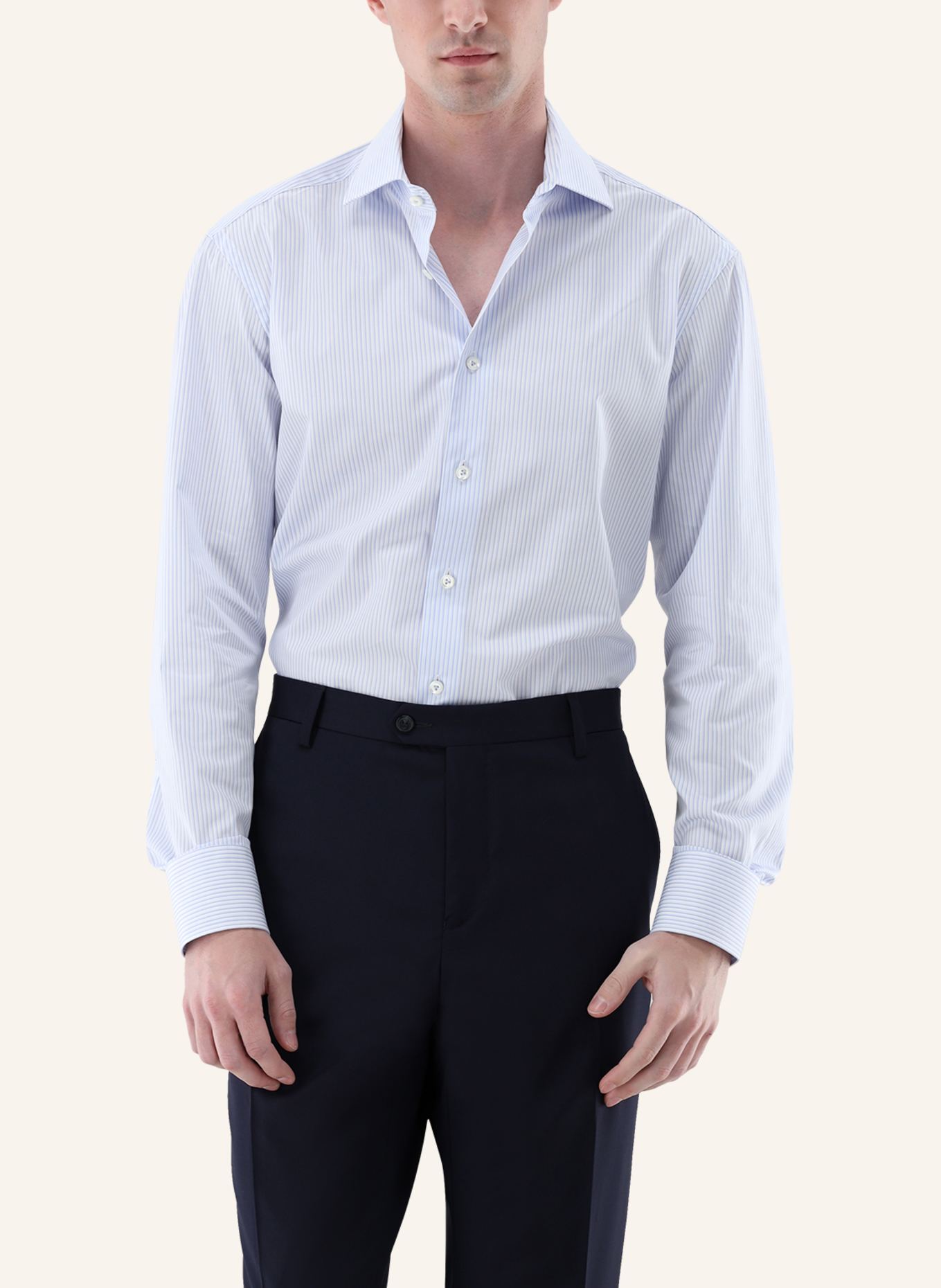 van Laack Hemd Slim Fit: BLAU