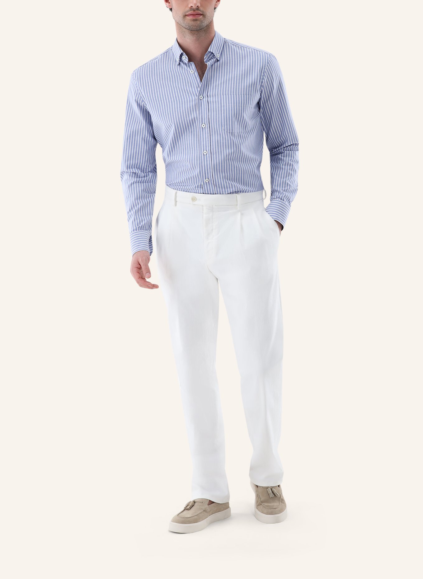 van Laack Hemd Tailor Fit: BLAU