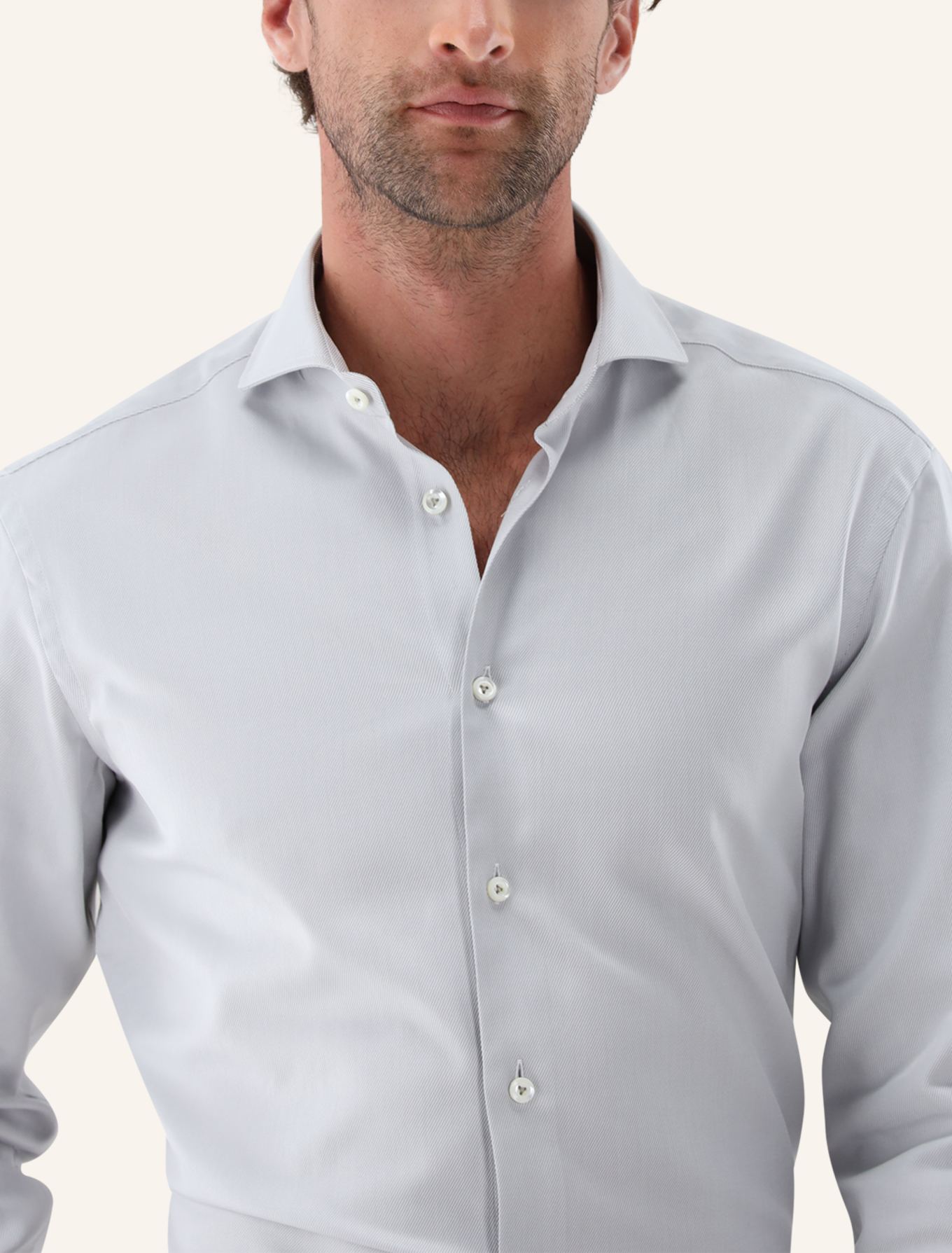 van Laack Hemd Tailor Fit: GRAU