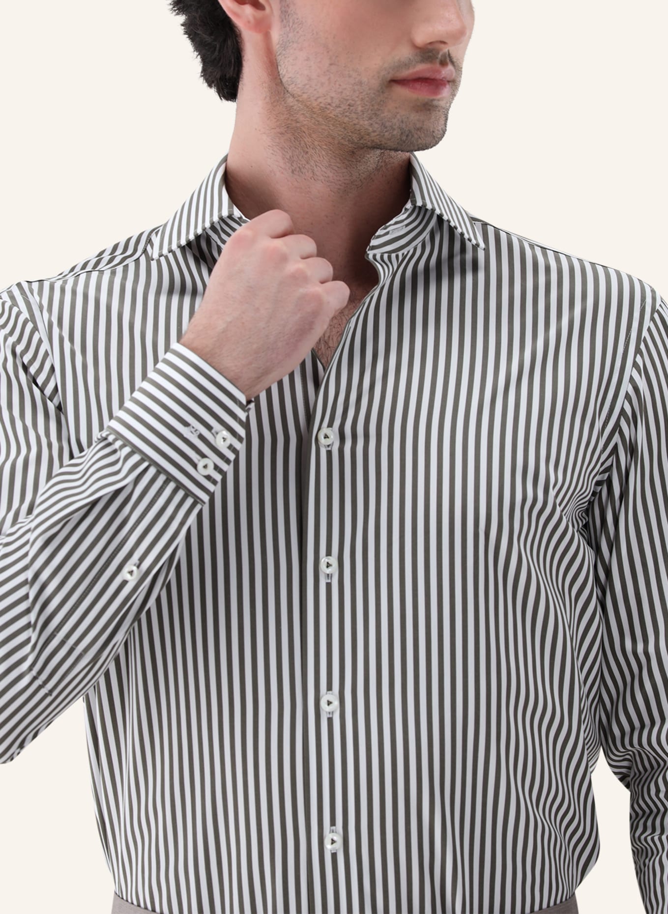 van Laack Hemd Tailor Fit: GRÜN