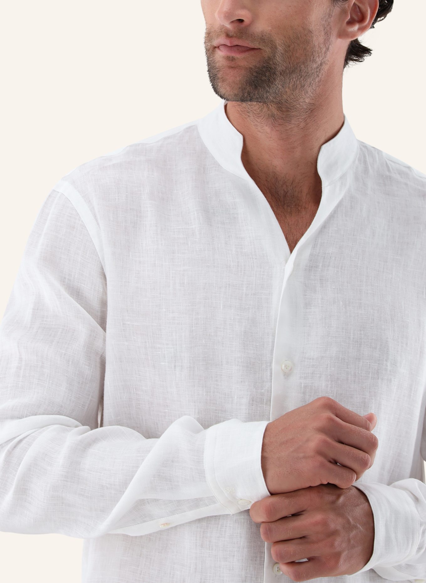 van Laack Hemd Slim Fit: BEIGE