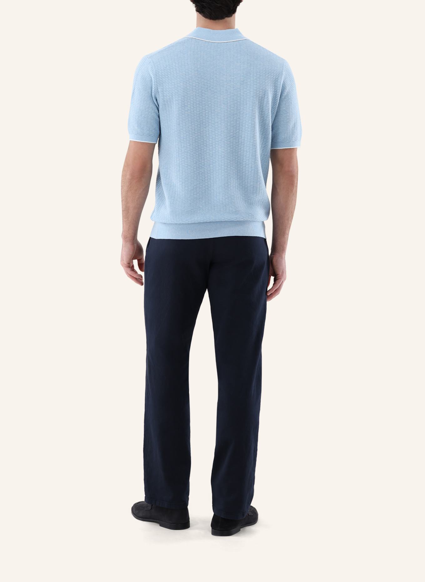 van Laack Poloshirt: BLAU