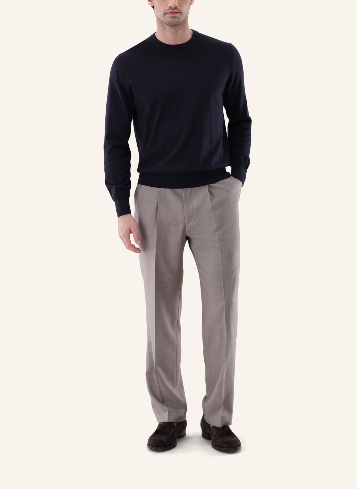 van Laack Pullover: DUNKELBLAU