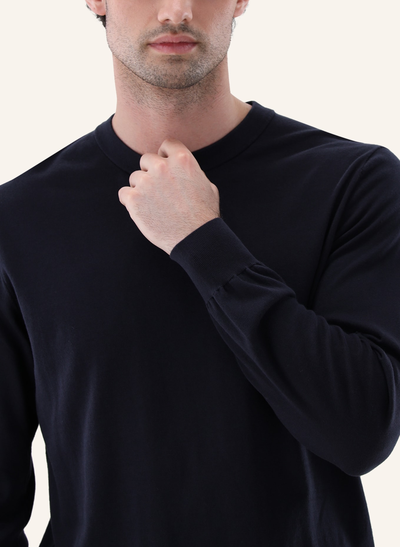 van Laack Pullover: DUNKELBLAU