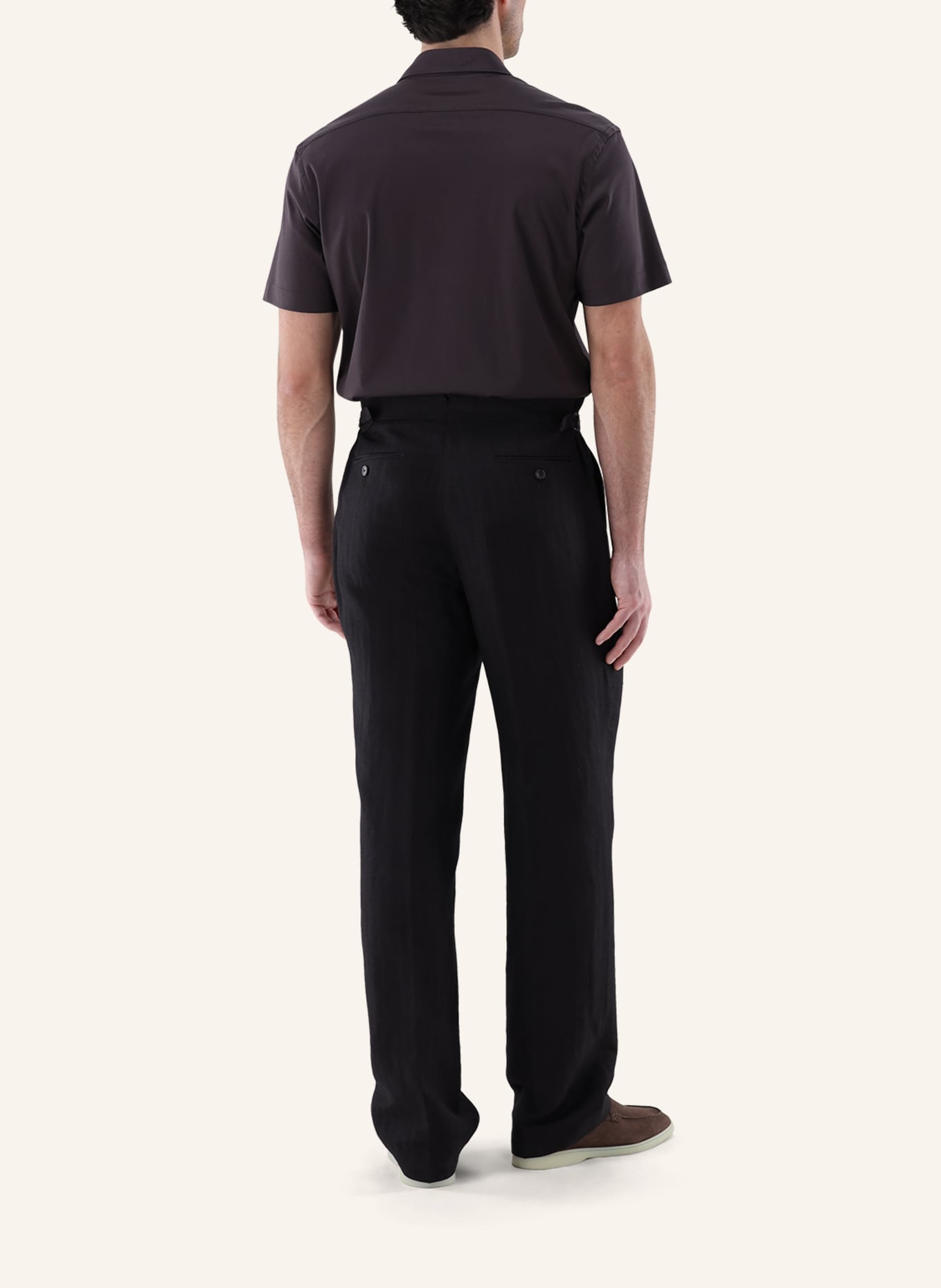 van Laack Hemd Tailor Fit: BEIGE/ BRAUN