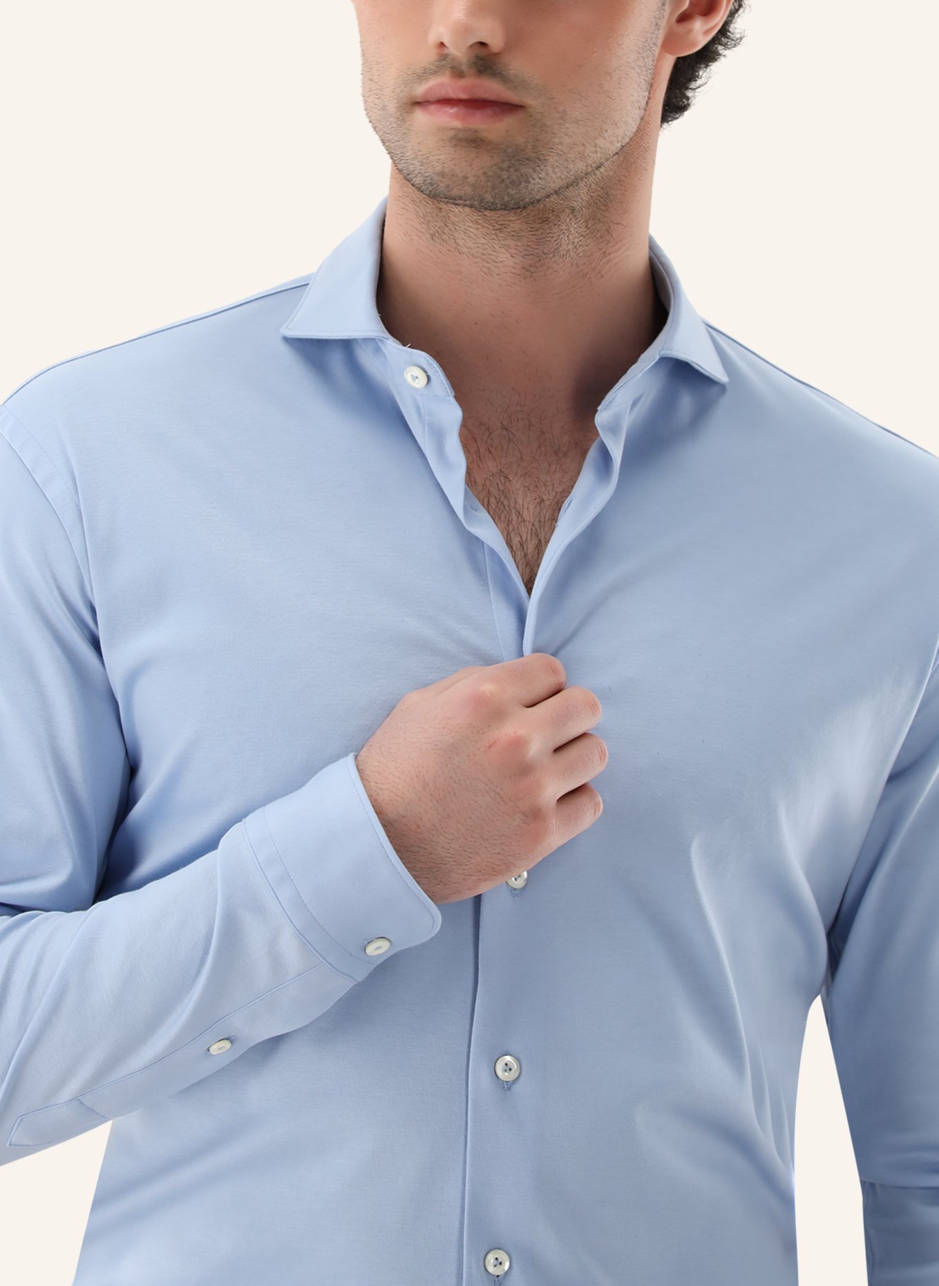 van Laack Hemd Tailor Fit: BLAU