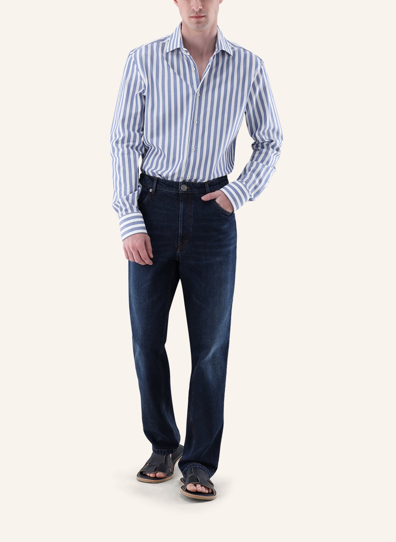 van Laack Hemd Slim Fit: BLAU