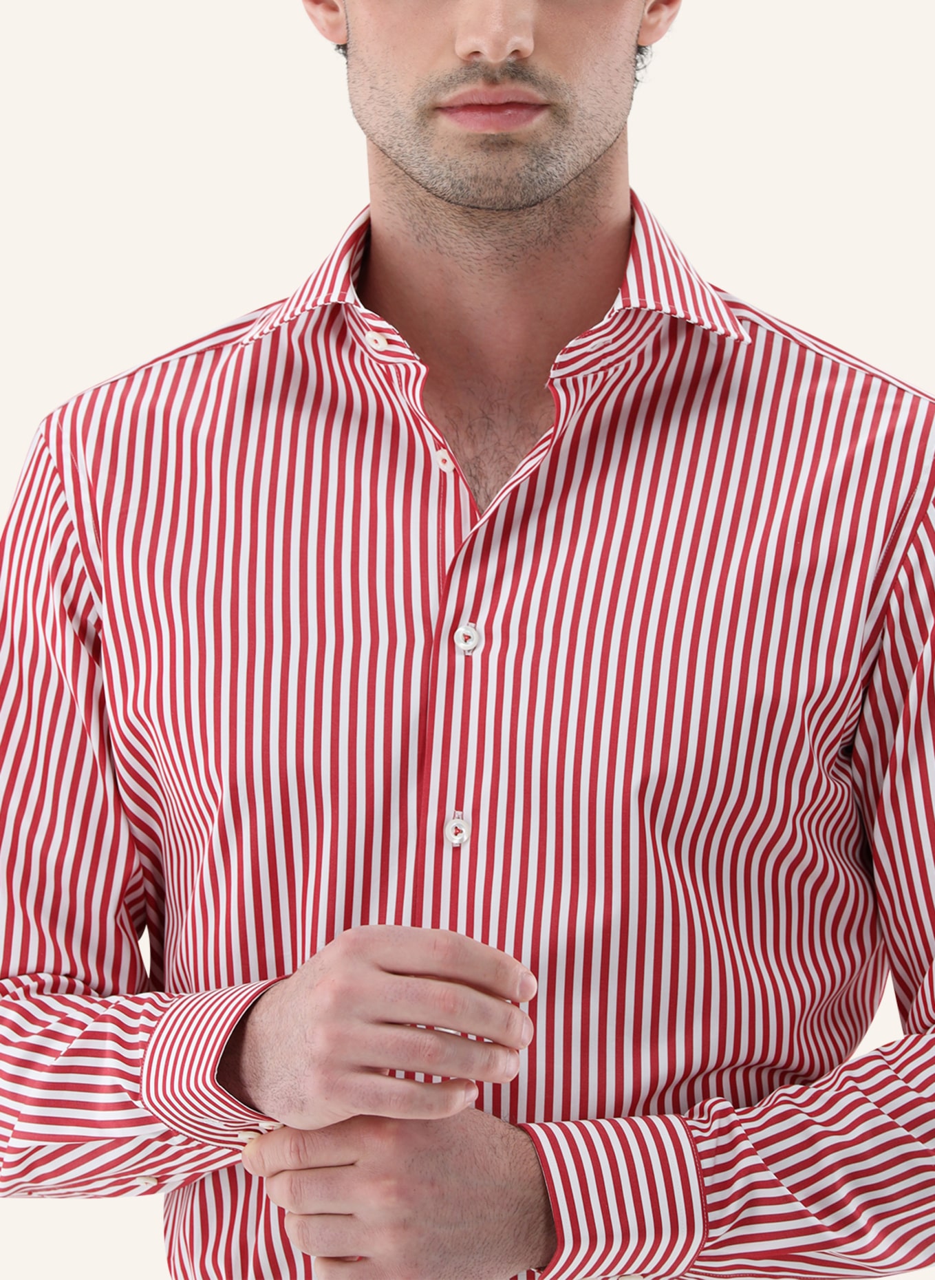 van Laack Hemd Tailor Fit: ROT