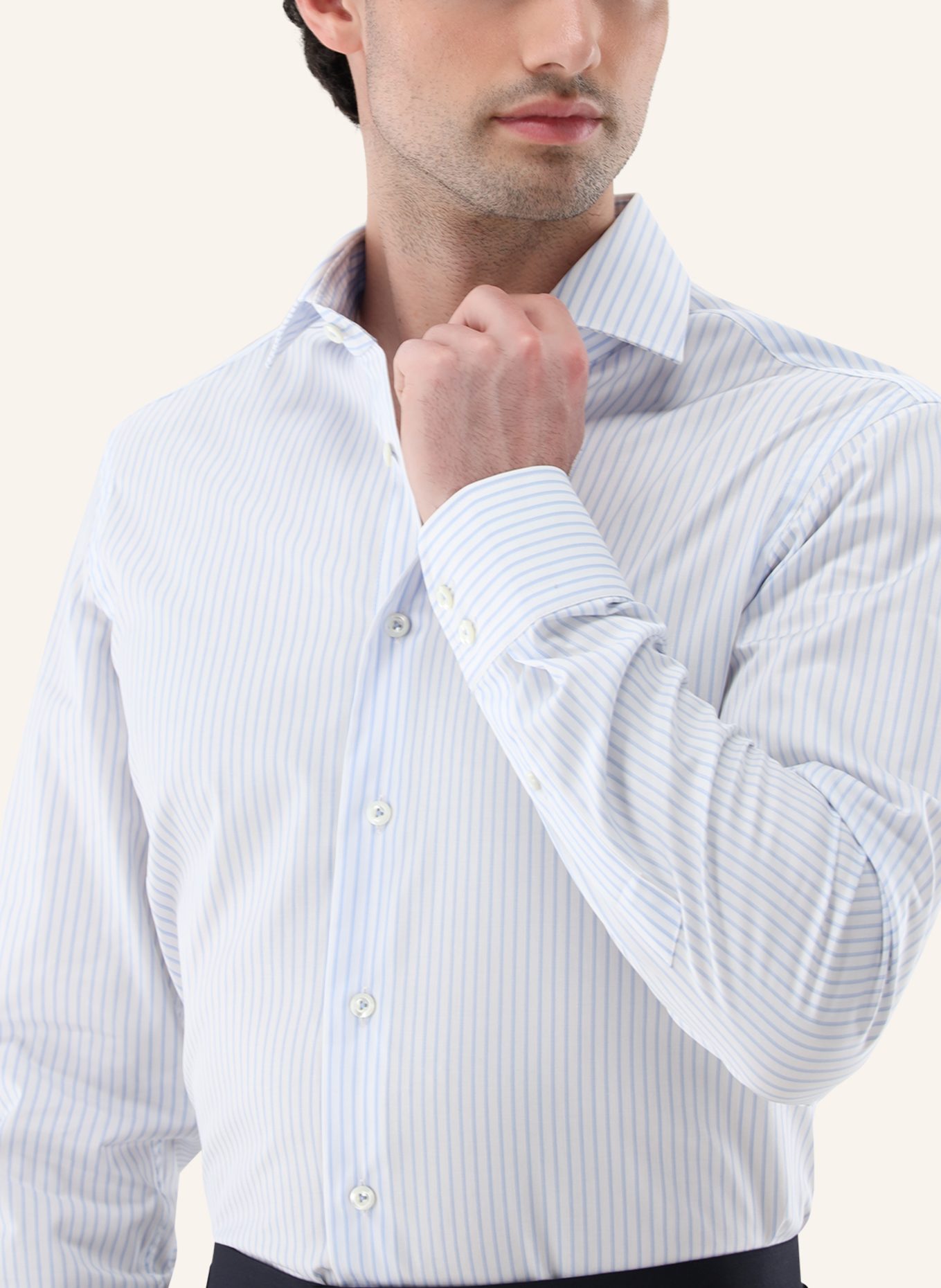 van Laack Hemd Tailor Fit: BLAU