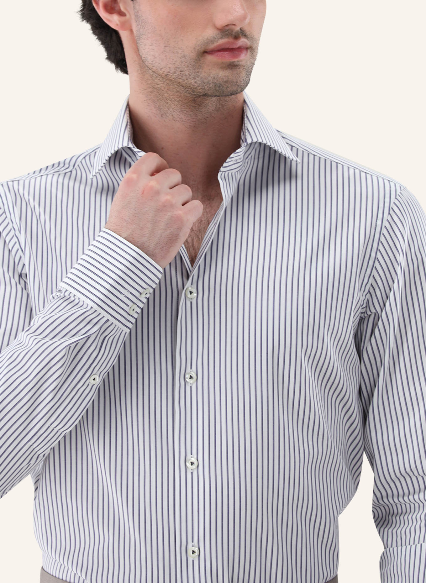 van Laack Hemd Tailor Fit: DUNKELBLAU