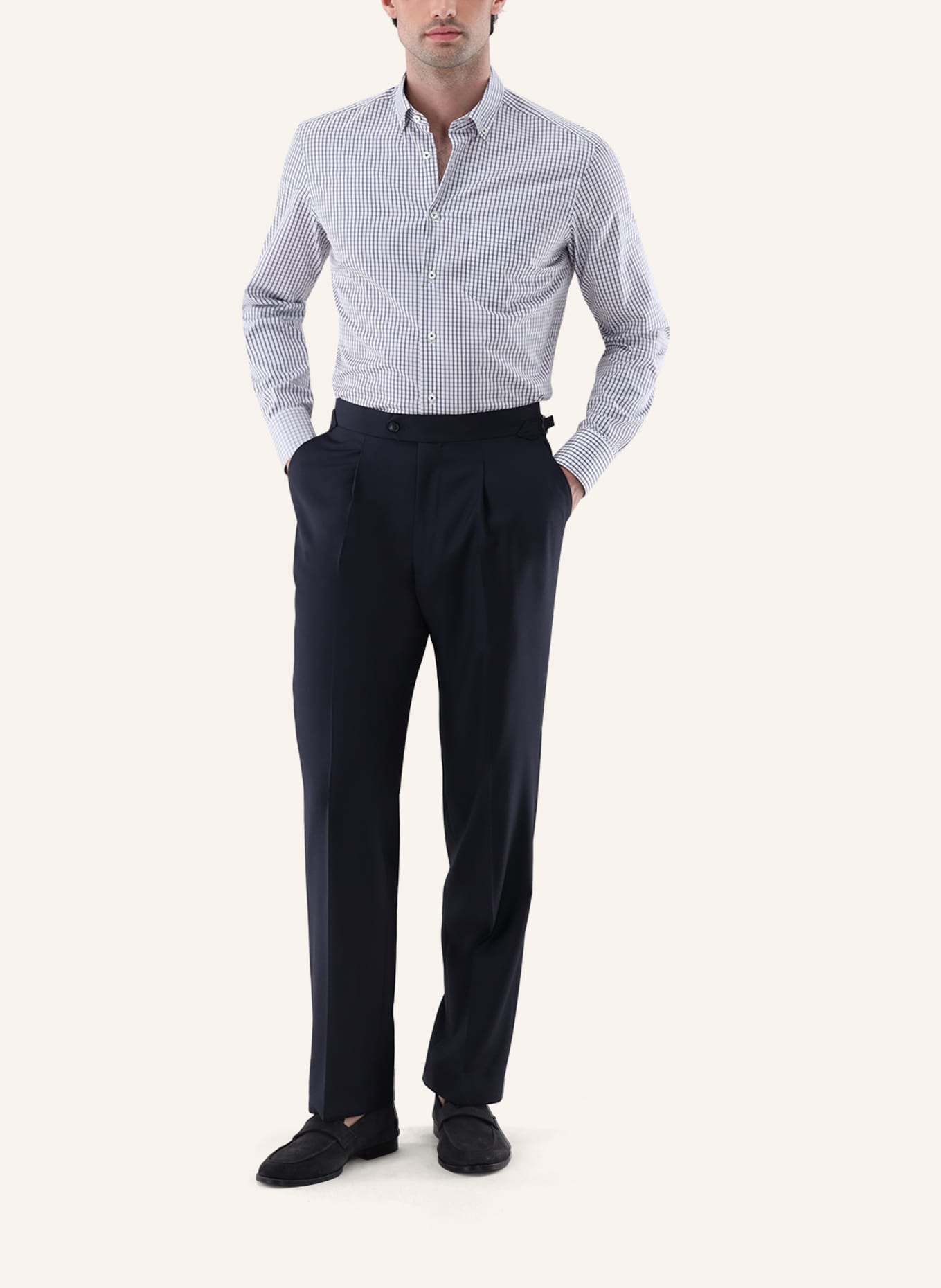 van Laack Hemd Tailor Fit: DUNKELBLAU