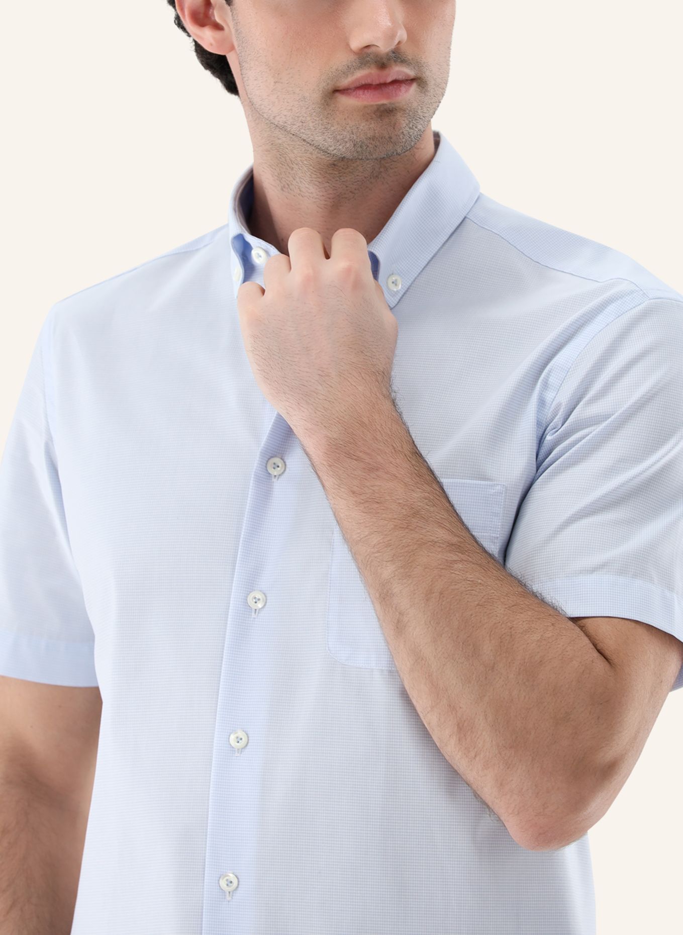 van Laack Hemd Tailor Fit: BLAU