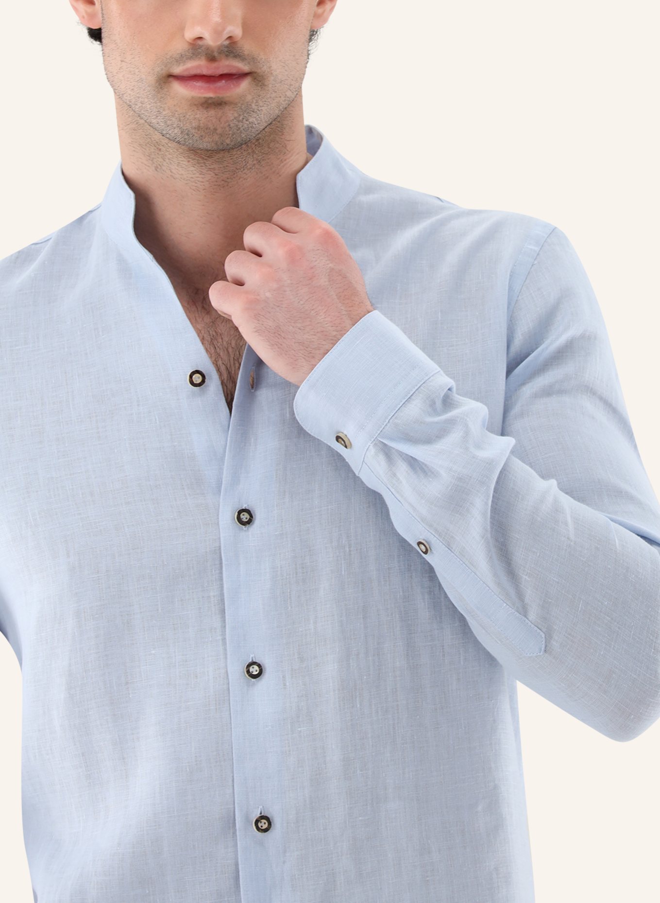 van Laack Hemd Slim Fit: HELLBLAU