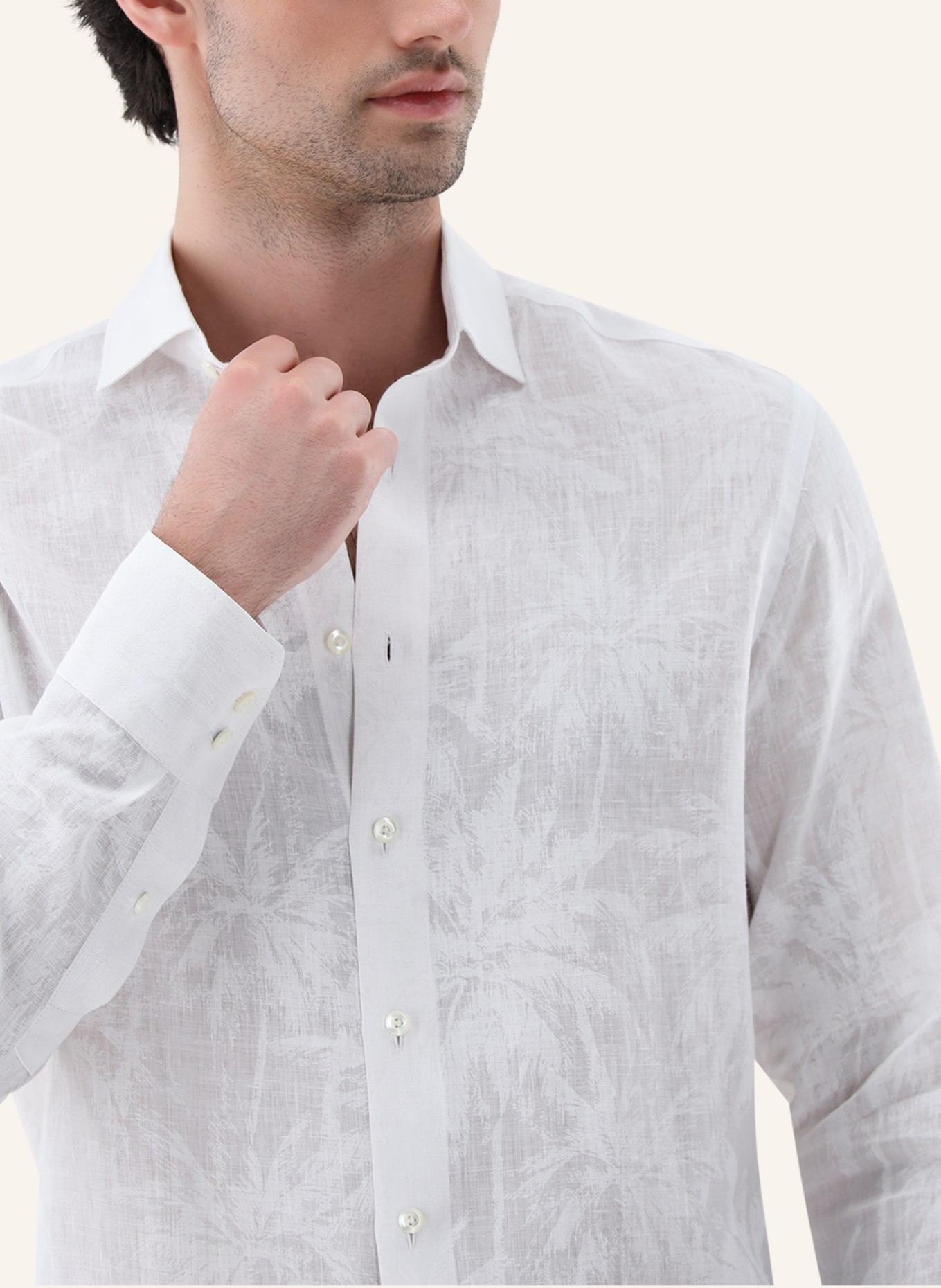 van Laack Hemd Tailor Fit: WEISS