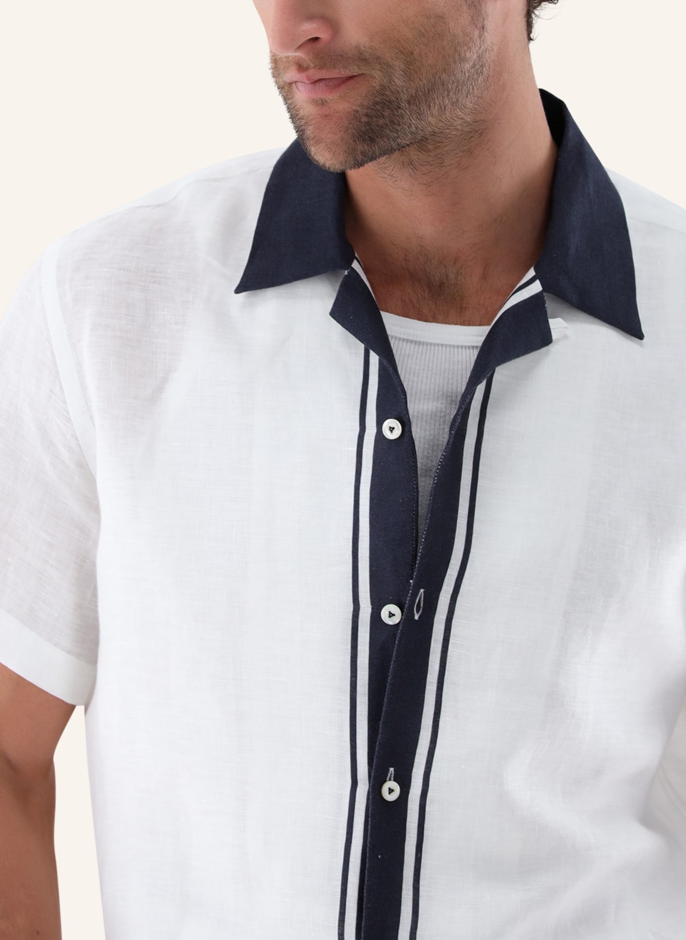 van Laack Hemd Tailor Fit: WEISS