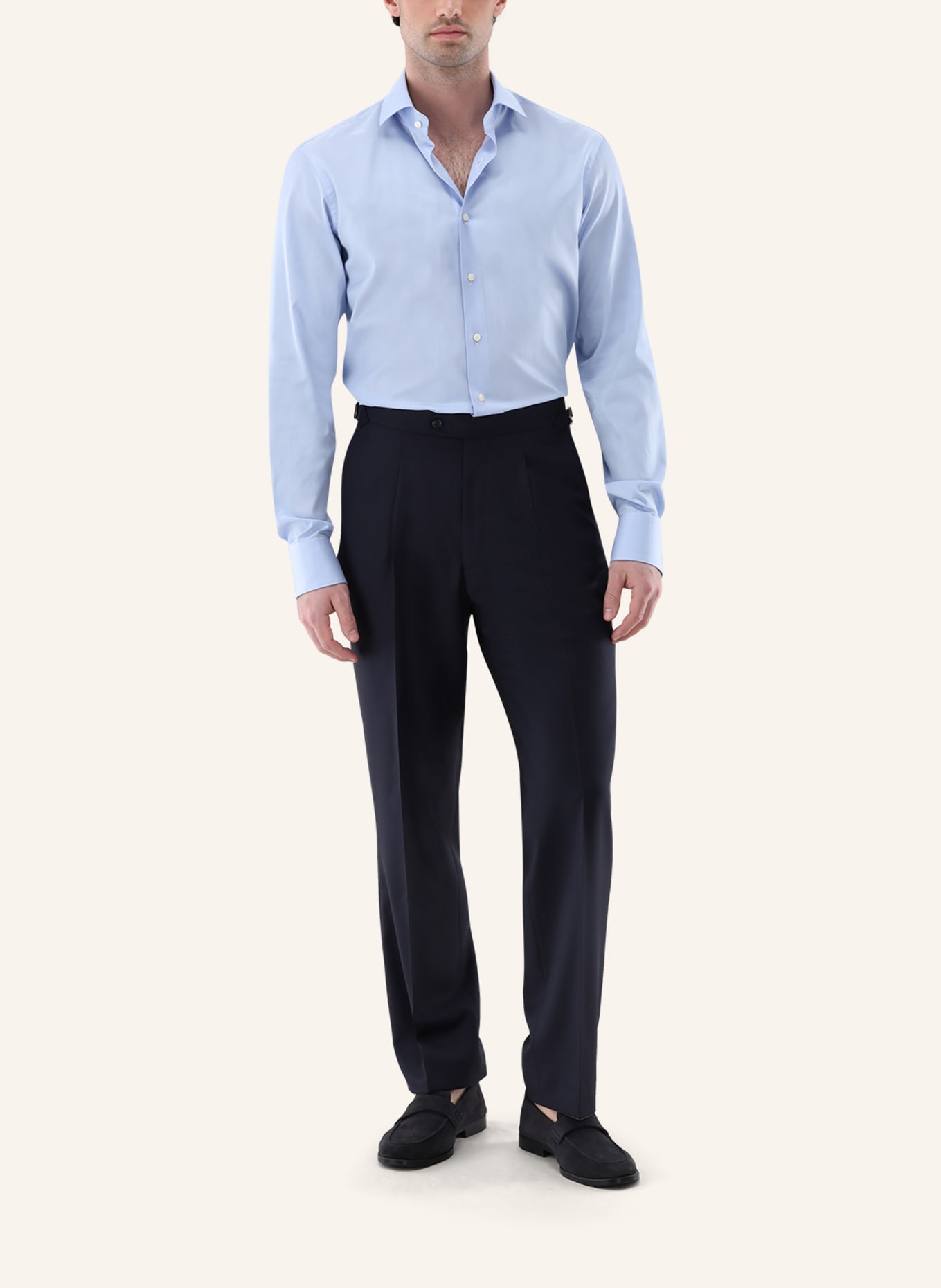 van Laack Hemd Tailor Fit: BLAU