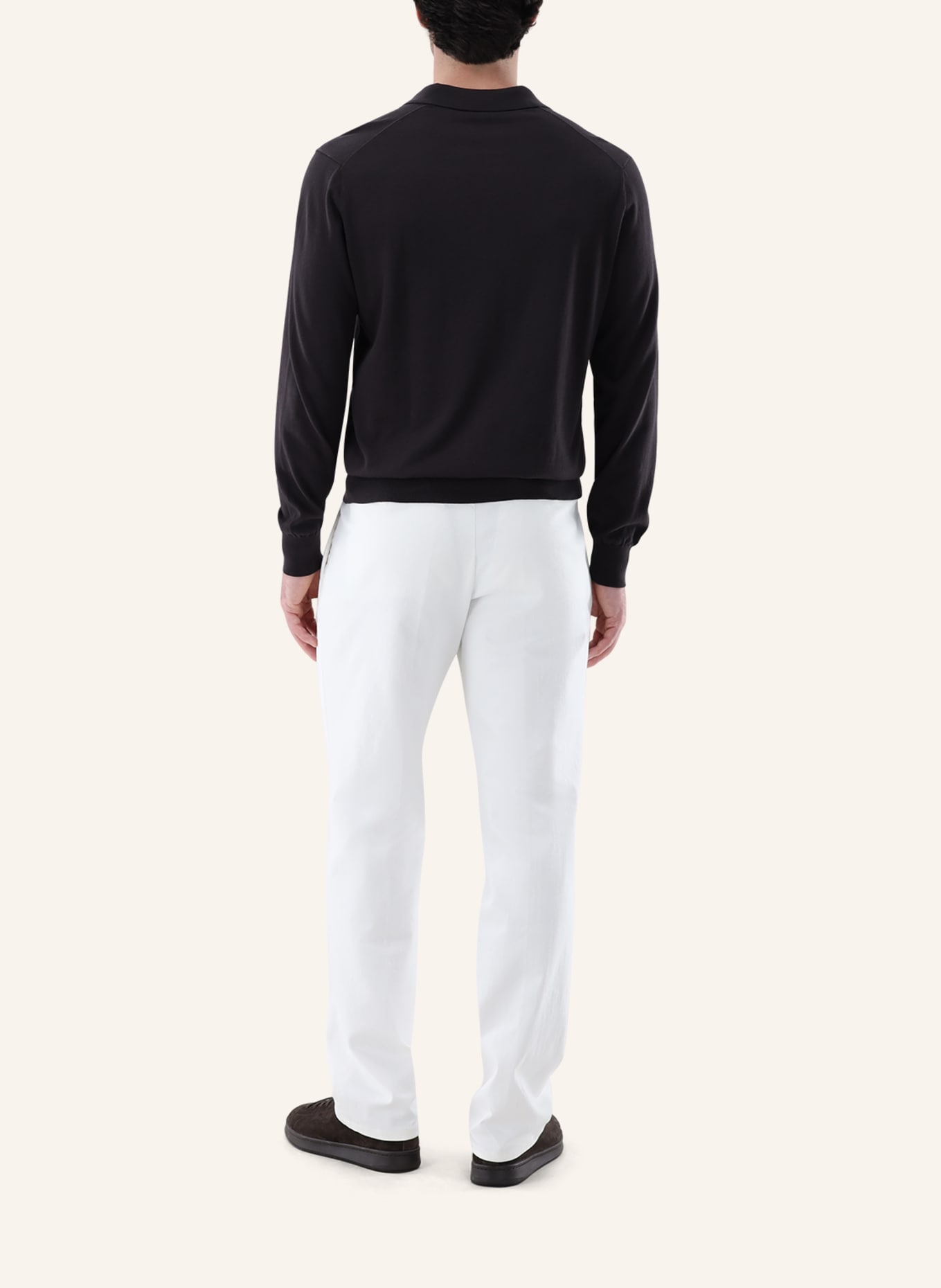 van Laack Pullover: BEIGE/ BRAUN