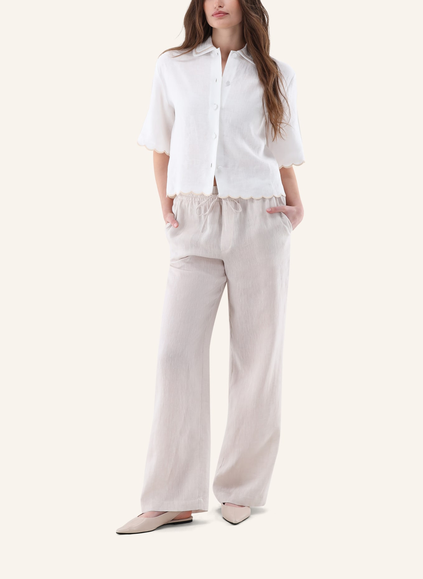 van Laack Hose Modern Fit: BEIGE/ BRAUN