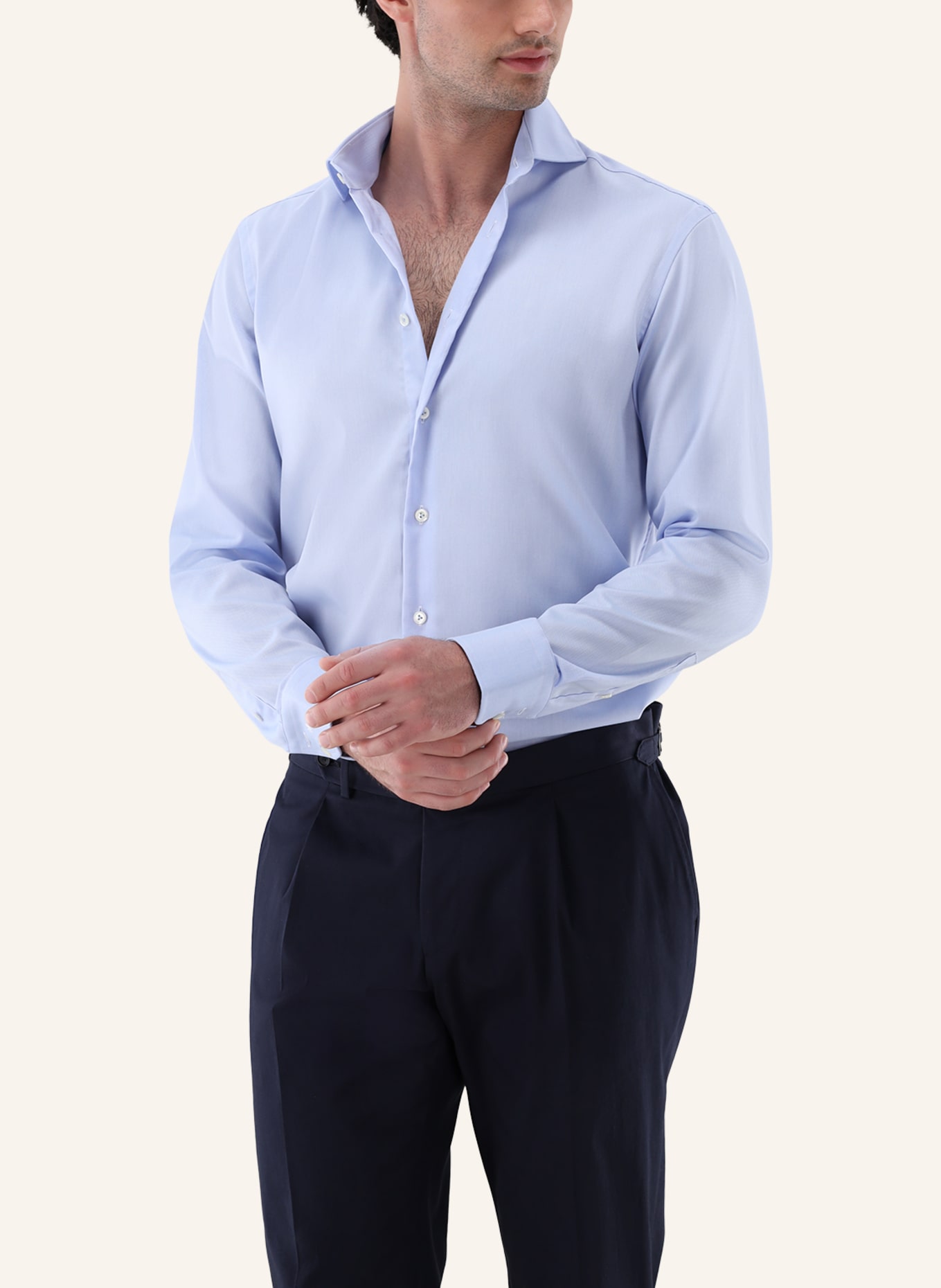 van Laack Hemd Tailor Fit: HELLBLAU