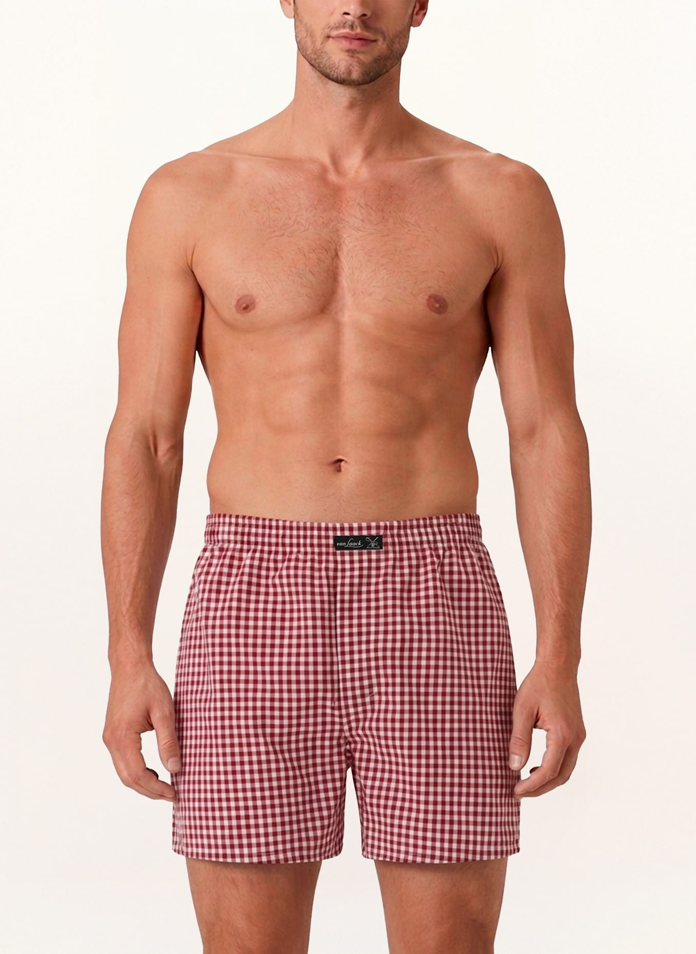 van Laack Boxershorts: ROT