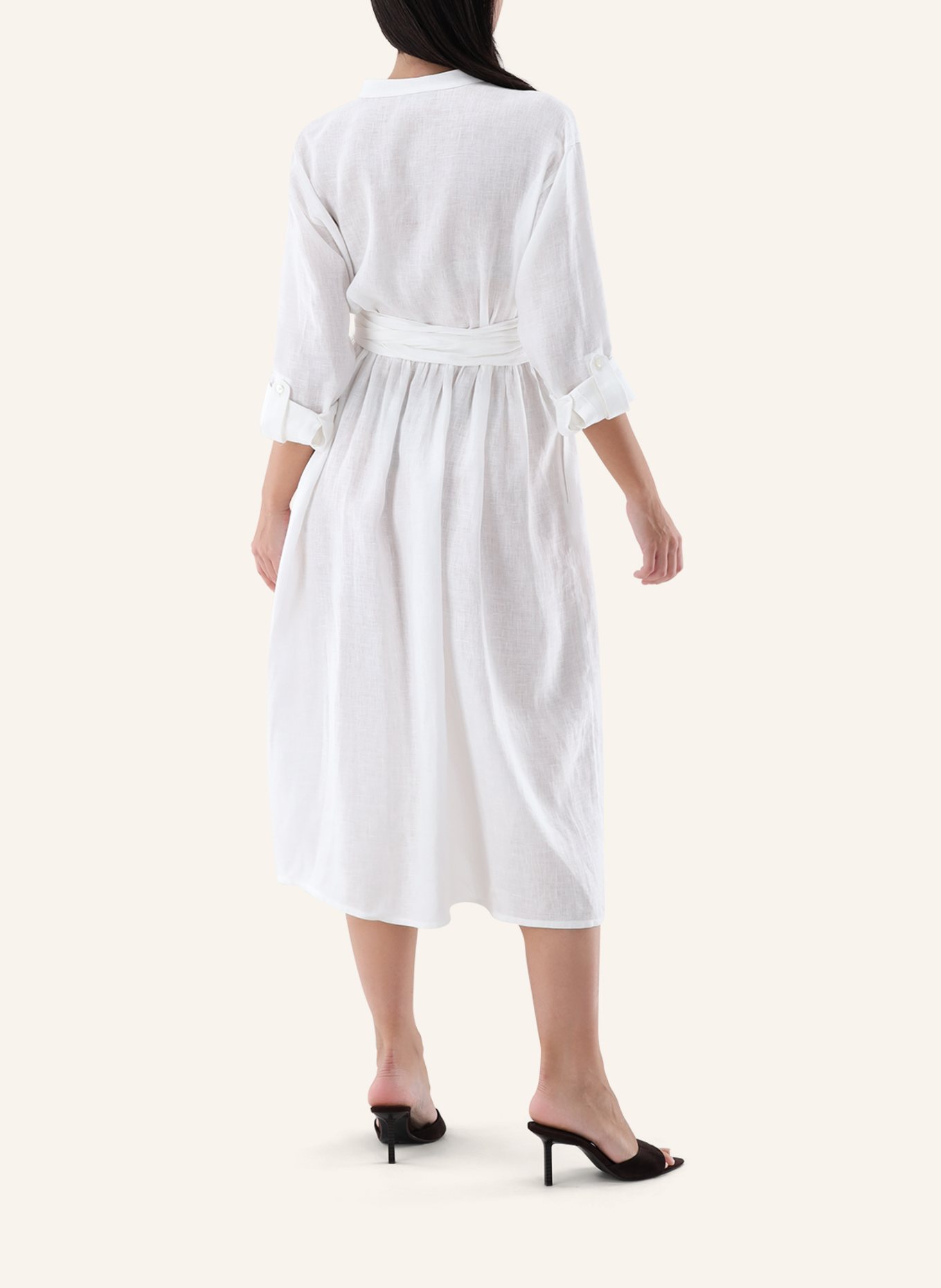 van Laack Kleid Modern Fit: WEISS