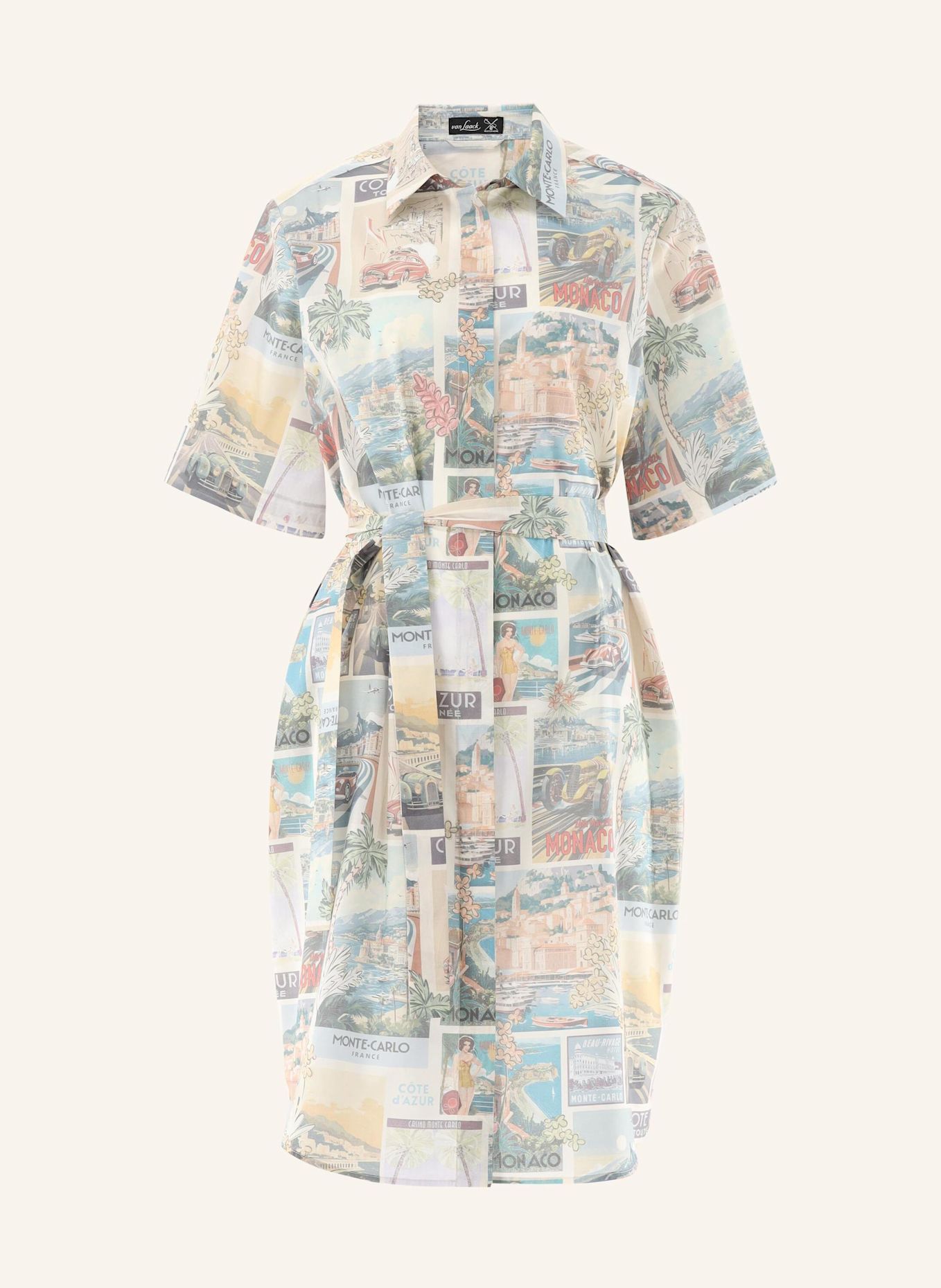 van Laack Kleid Modern Fit: WEISS
