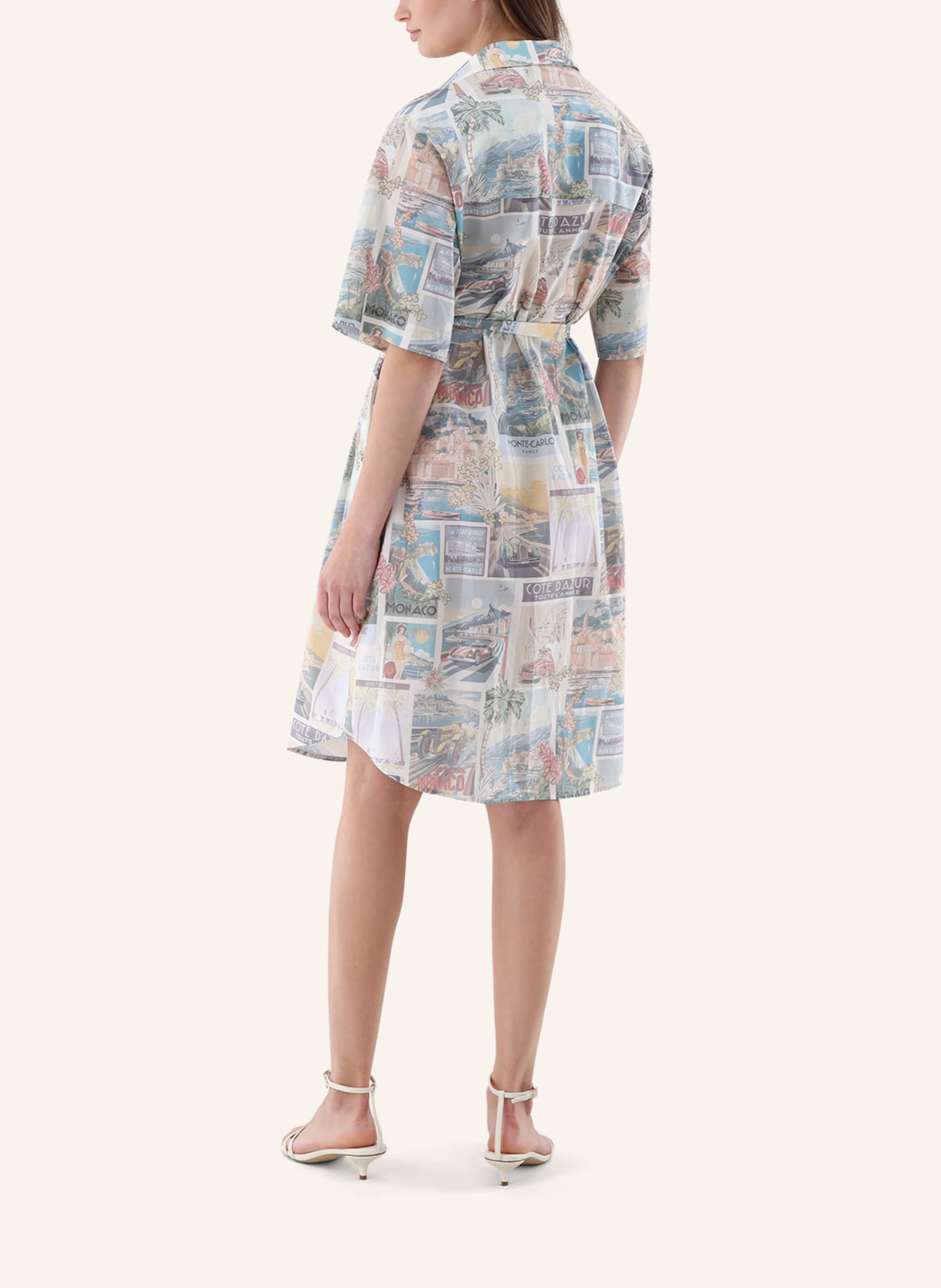 van Laack Kleid Modern Fit: WEISS