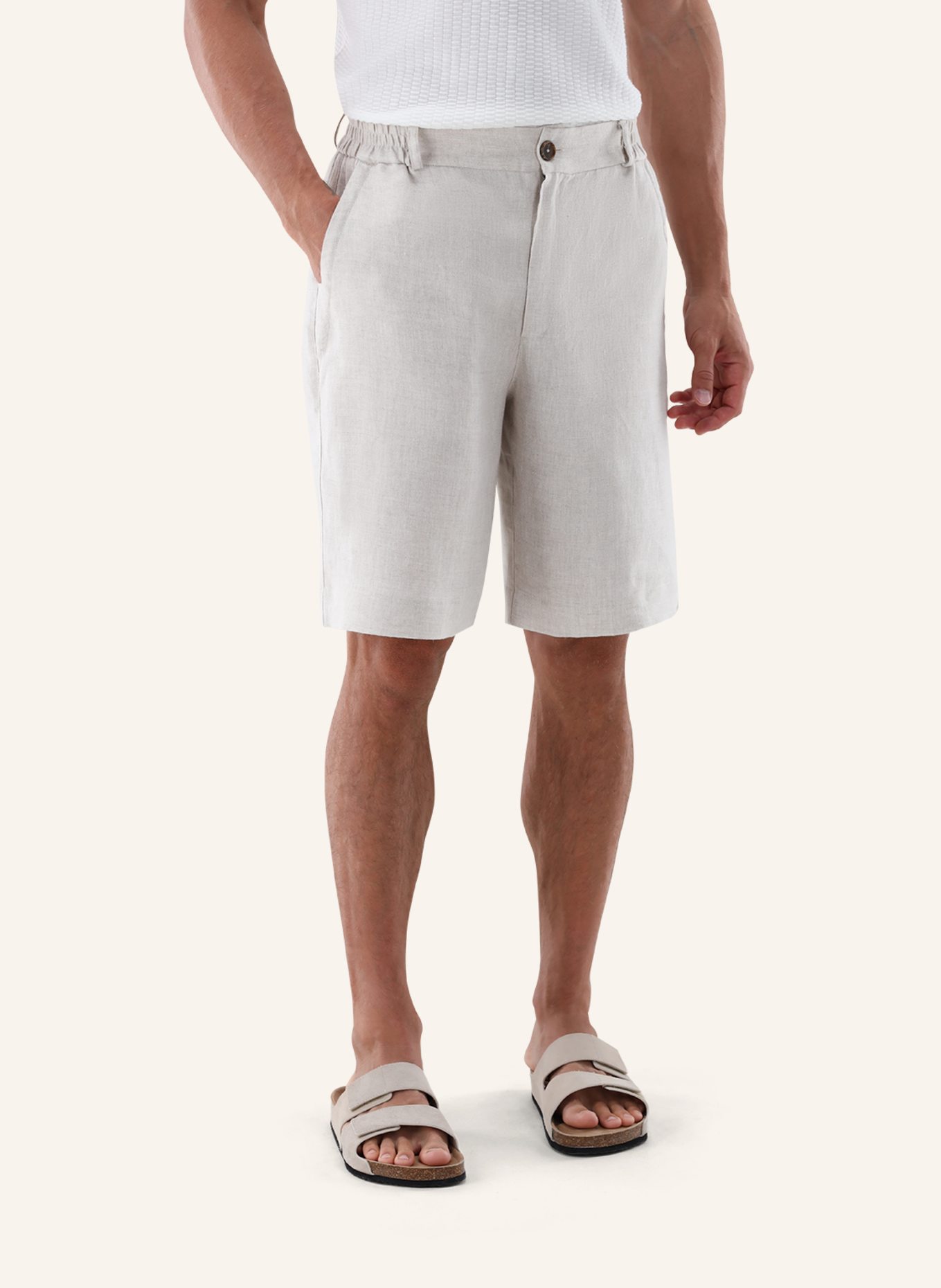 van Laack Hose: BEIGE/ BRAUN