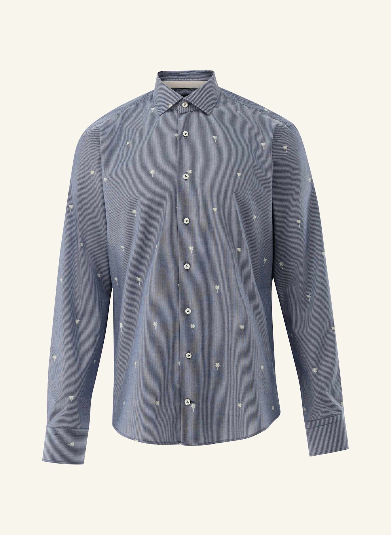 van Laack Hemd Slim Fit: DUNKELBLAU
