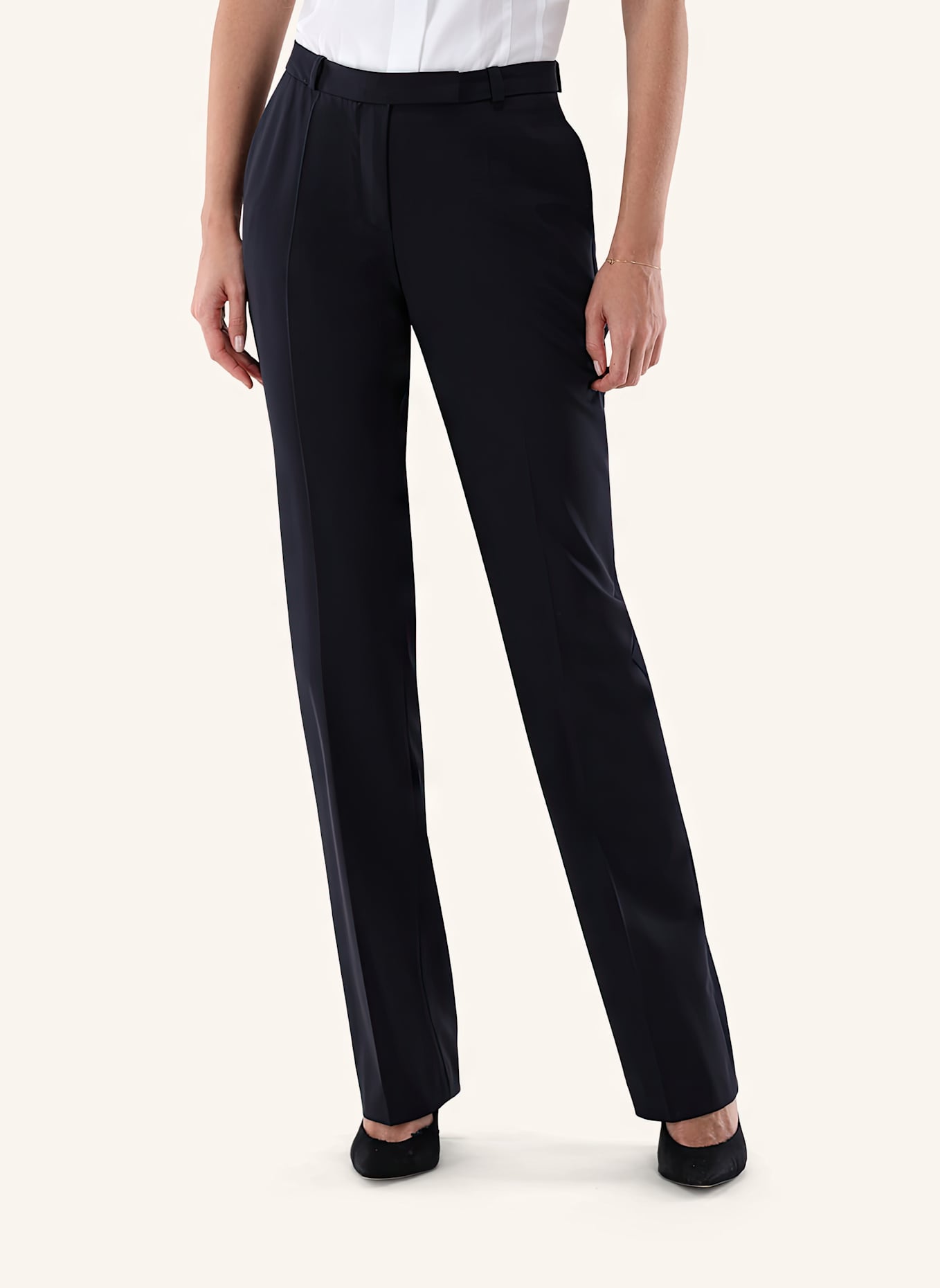 van Laack Hose Slim Fit: DUNKELBLAU