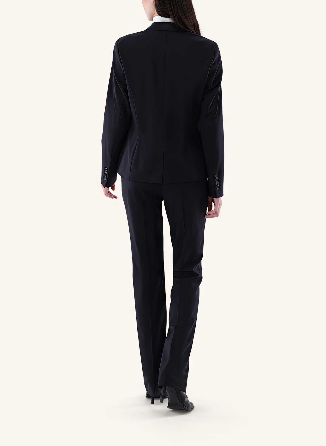van Laack Mantel Slim Fit: DUNKELBLAU