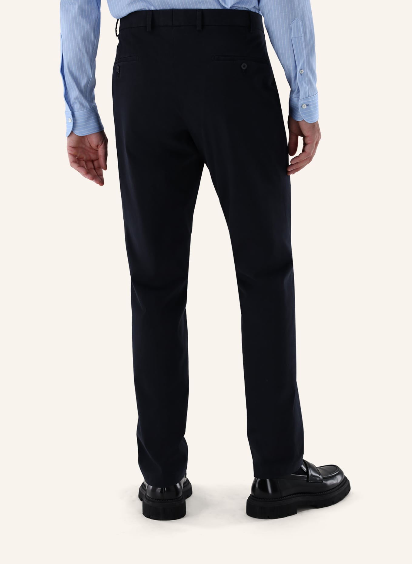van Laack Hose Slim Fit: DUNKELBLAU