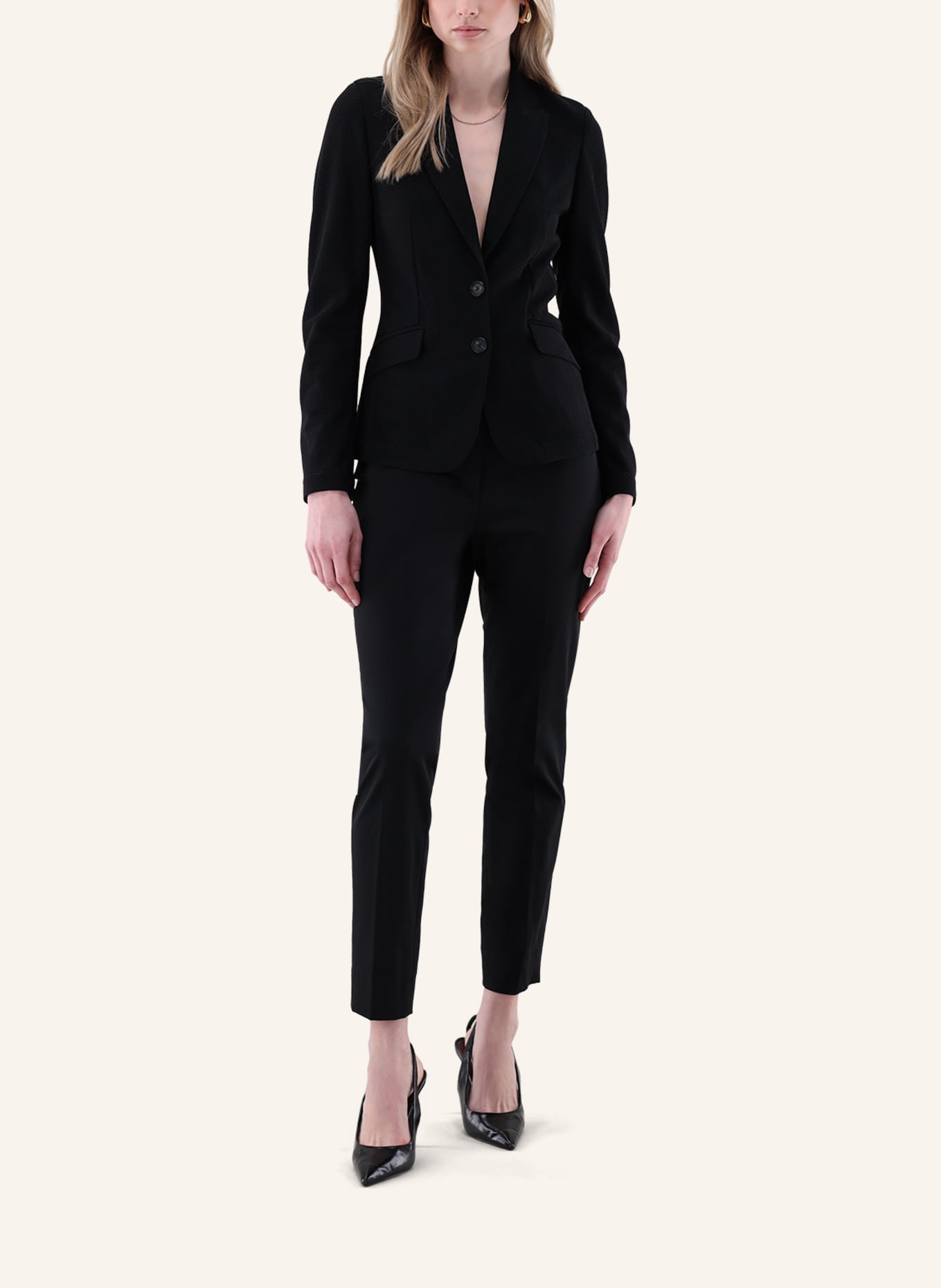 van Laack Mantel Modern Fit: SCHWARZ