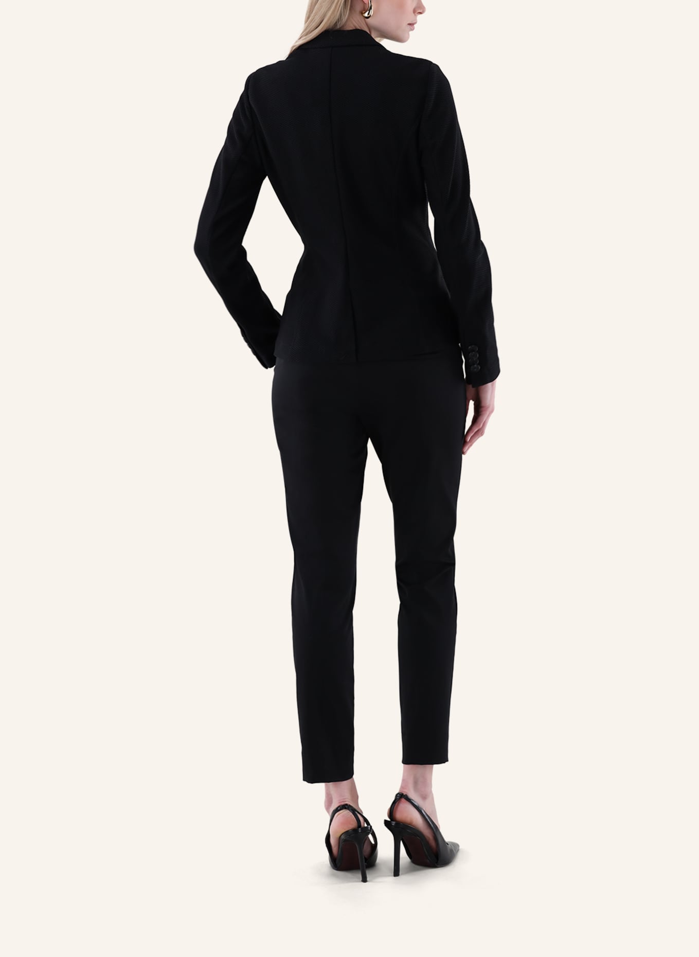 van Laack Mantel Modern Fit: SCHWARZ
