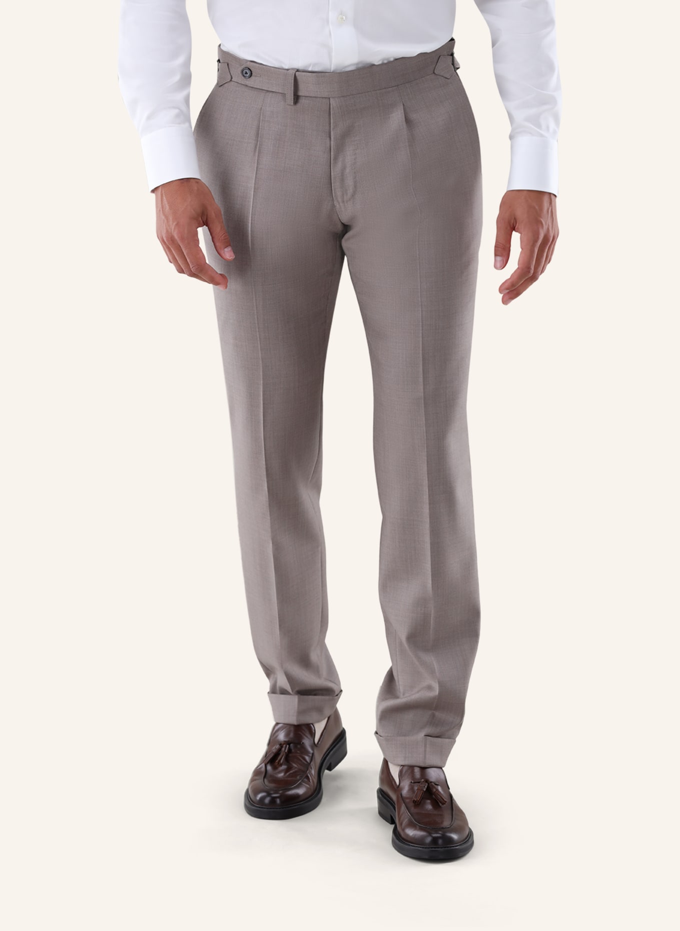 van Laack Hose: BEIGE/ BRAUN