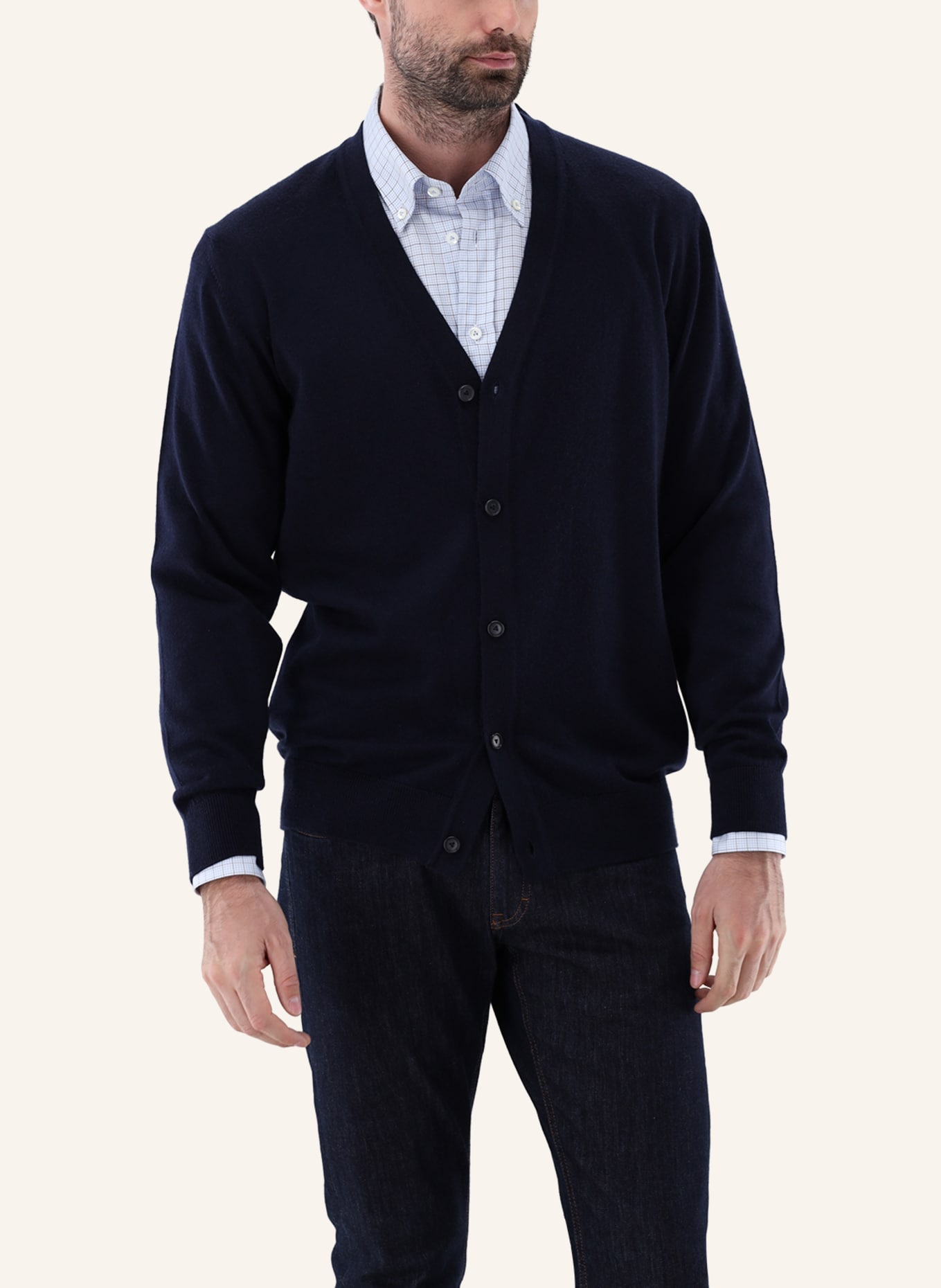 van Laack Strickjacken: DUNKELBLAU