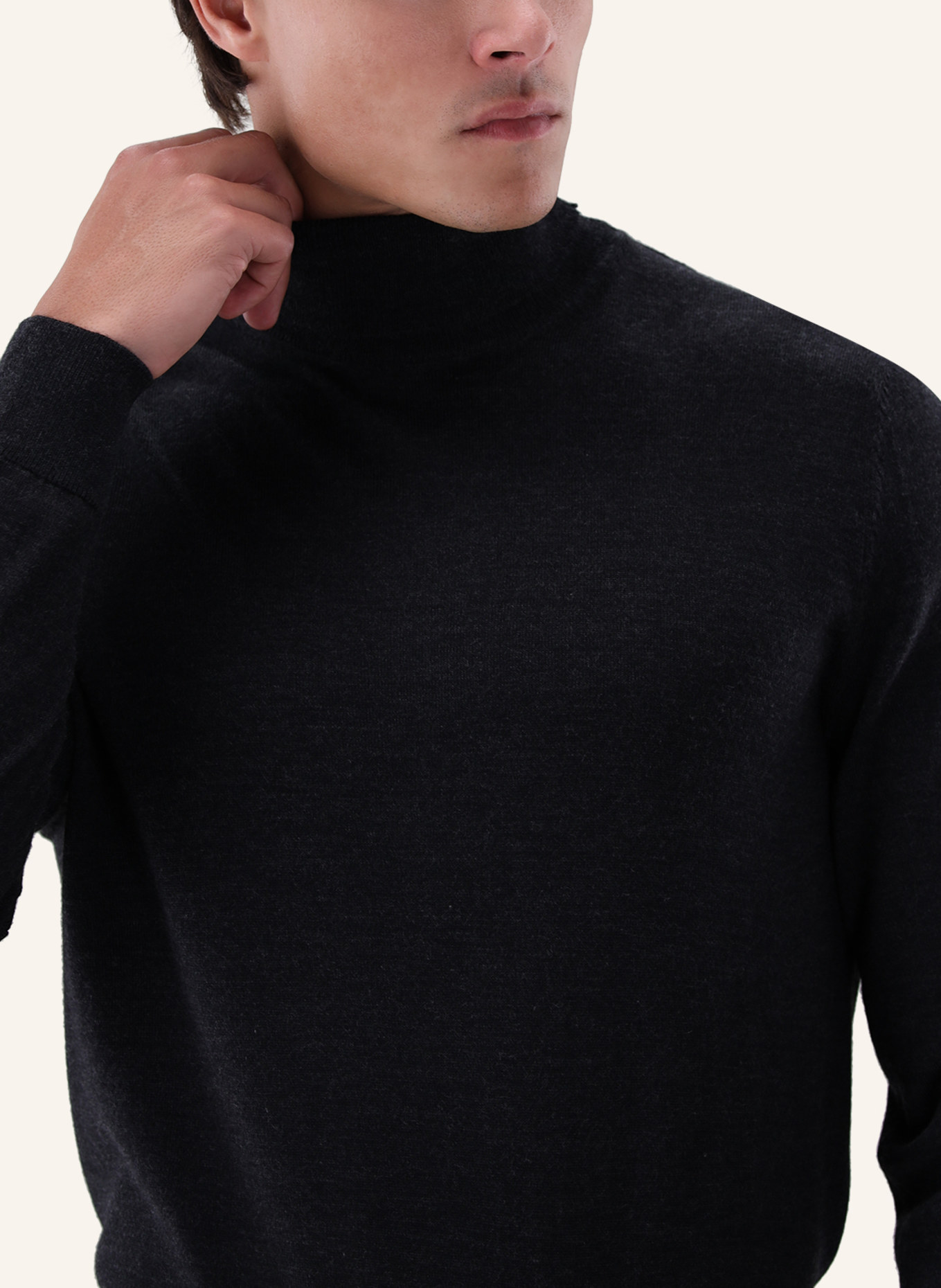 van Laack Pullover: DUNKELGRAU